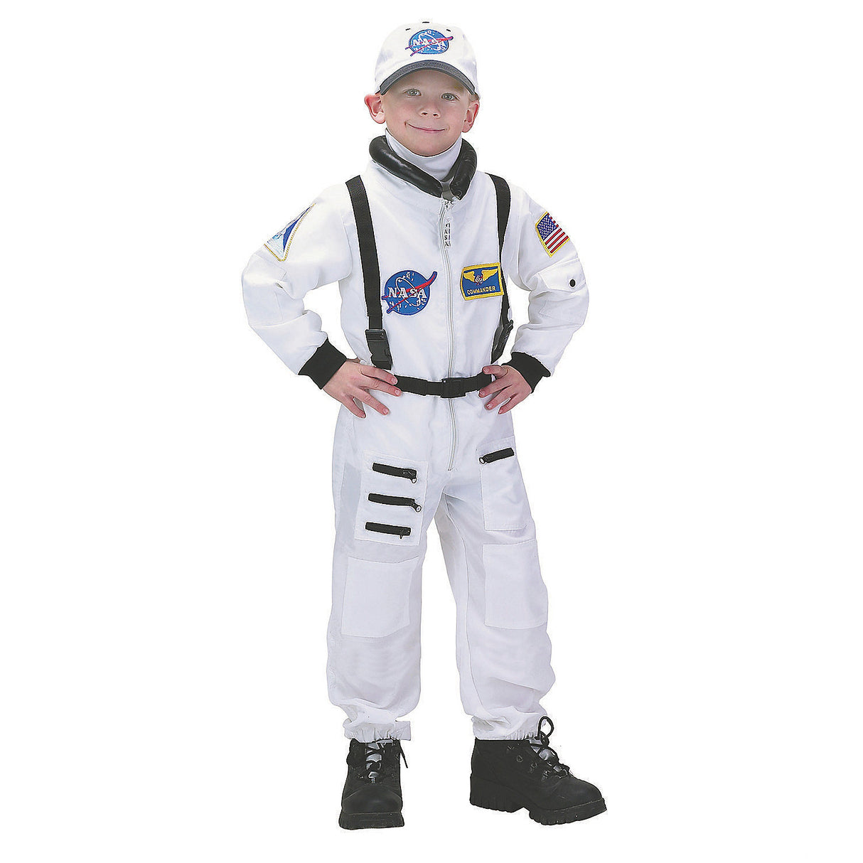 Unisex Astronaut Child Suit Costume for Halloween School Events and Space Themed Parties