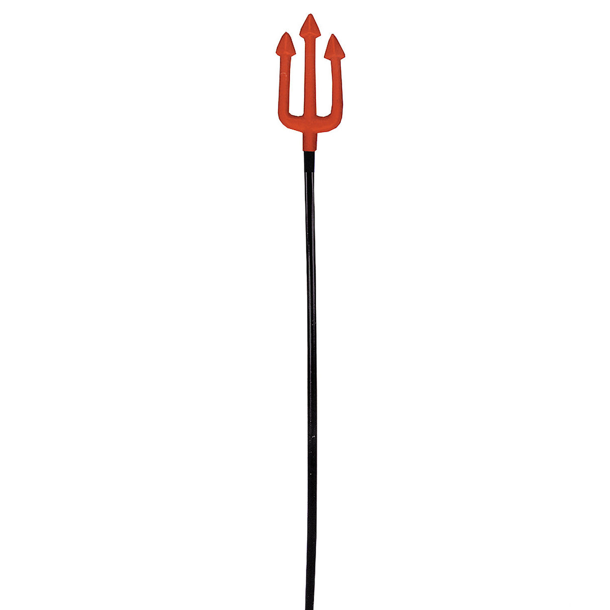 Red Plastic Pitchfork for Halloween Parties Costume Events and Spooky Themed Celebrations