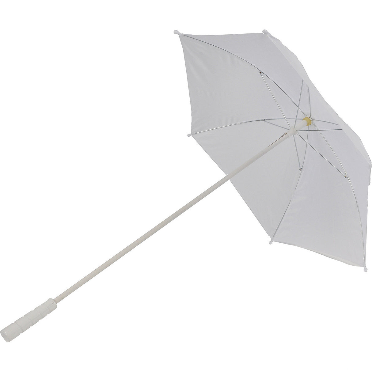 Nylon White Parasol for Halloween Parties and Costume Events