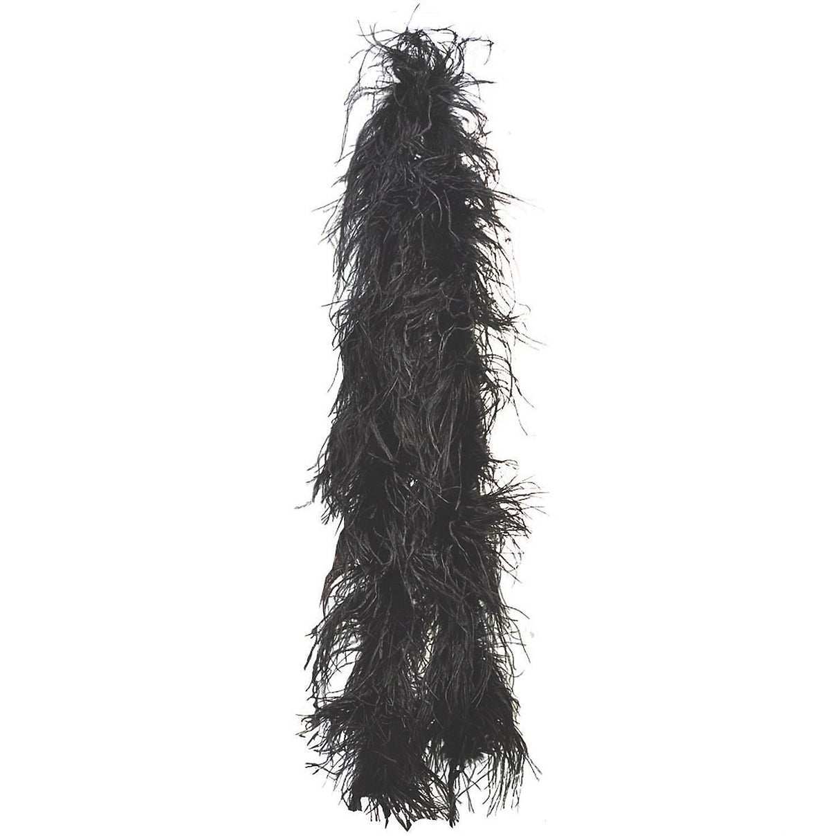 Premium Black Ostrich Boa for Halloween Costume Accessories and Exotic Theme Parties