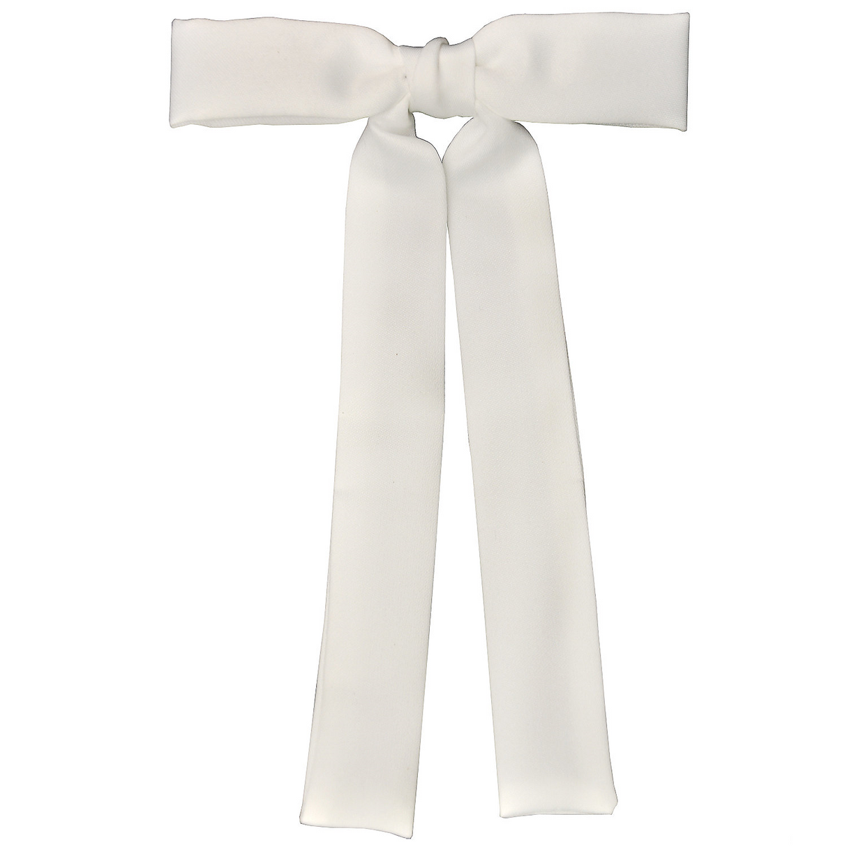 Great Western White Clip-On Tie for Cowboy Costumes and Western Theme Events
