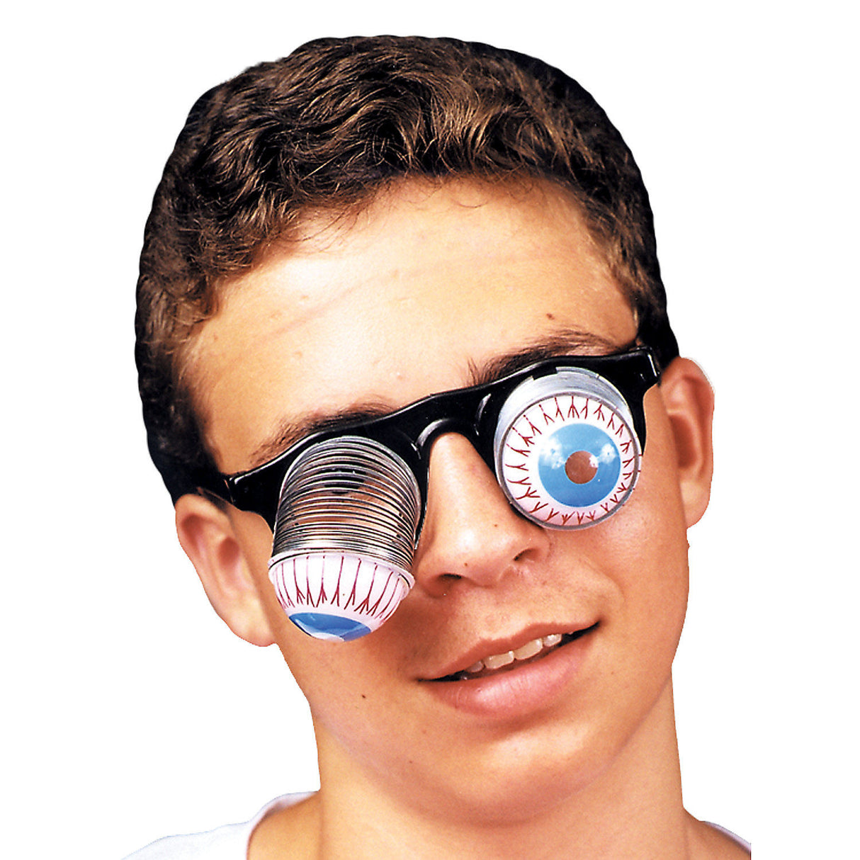 Goofy Droopy Eyes Glasses for Clown Costumes Halloween Parties and Funny Themed Events