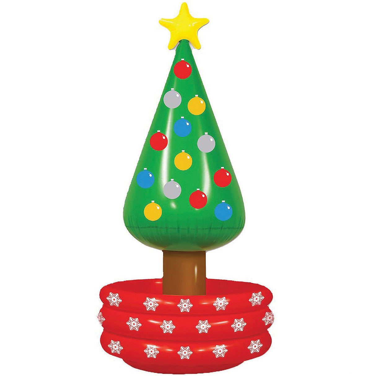 Festive Inflatable Christmas Tree Cooler for Holiday Gatherings and Parties