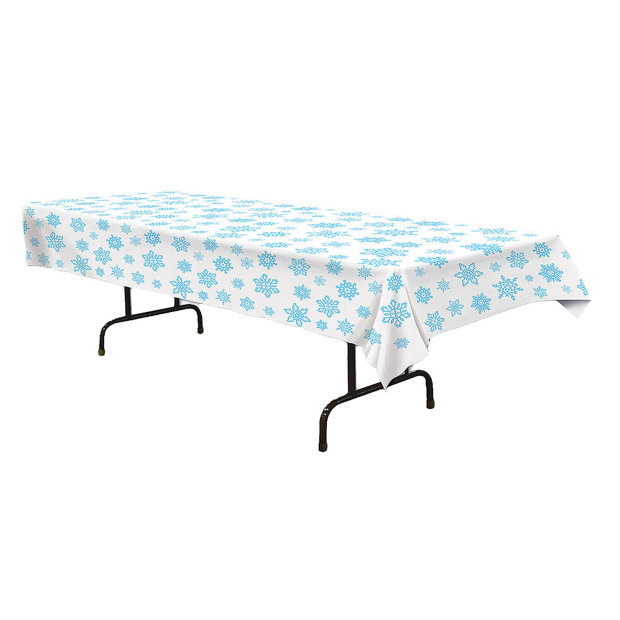 Festive Snowflake Table Cover for Holiday Gatherings and Winter Celebrations