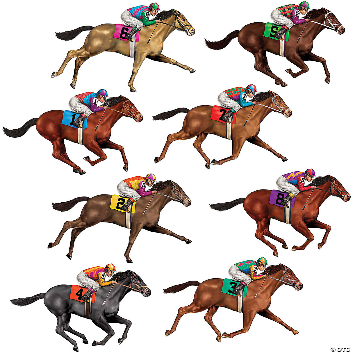 Fun Race Horse Props for Derby Day Decorations Equestrian Events and Photo Opportunities