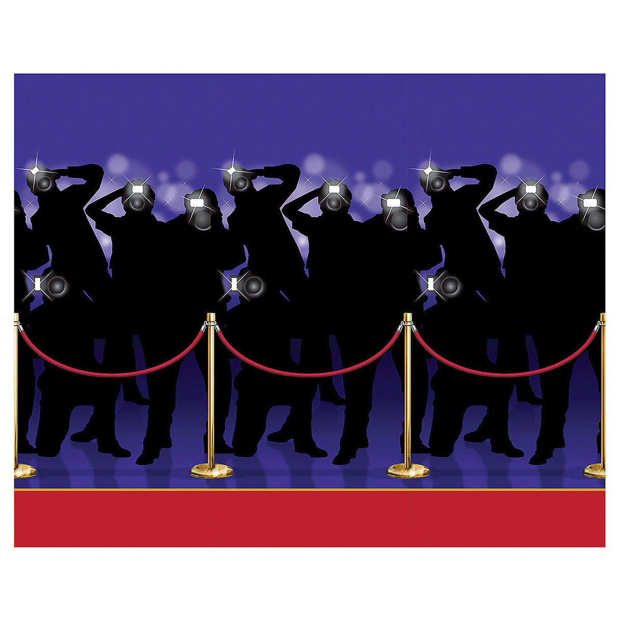 Premium Paparazzi Backdrop 4ft X 30ft for Awards Parties Movie Premieres and Photo Opportunities