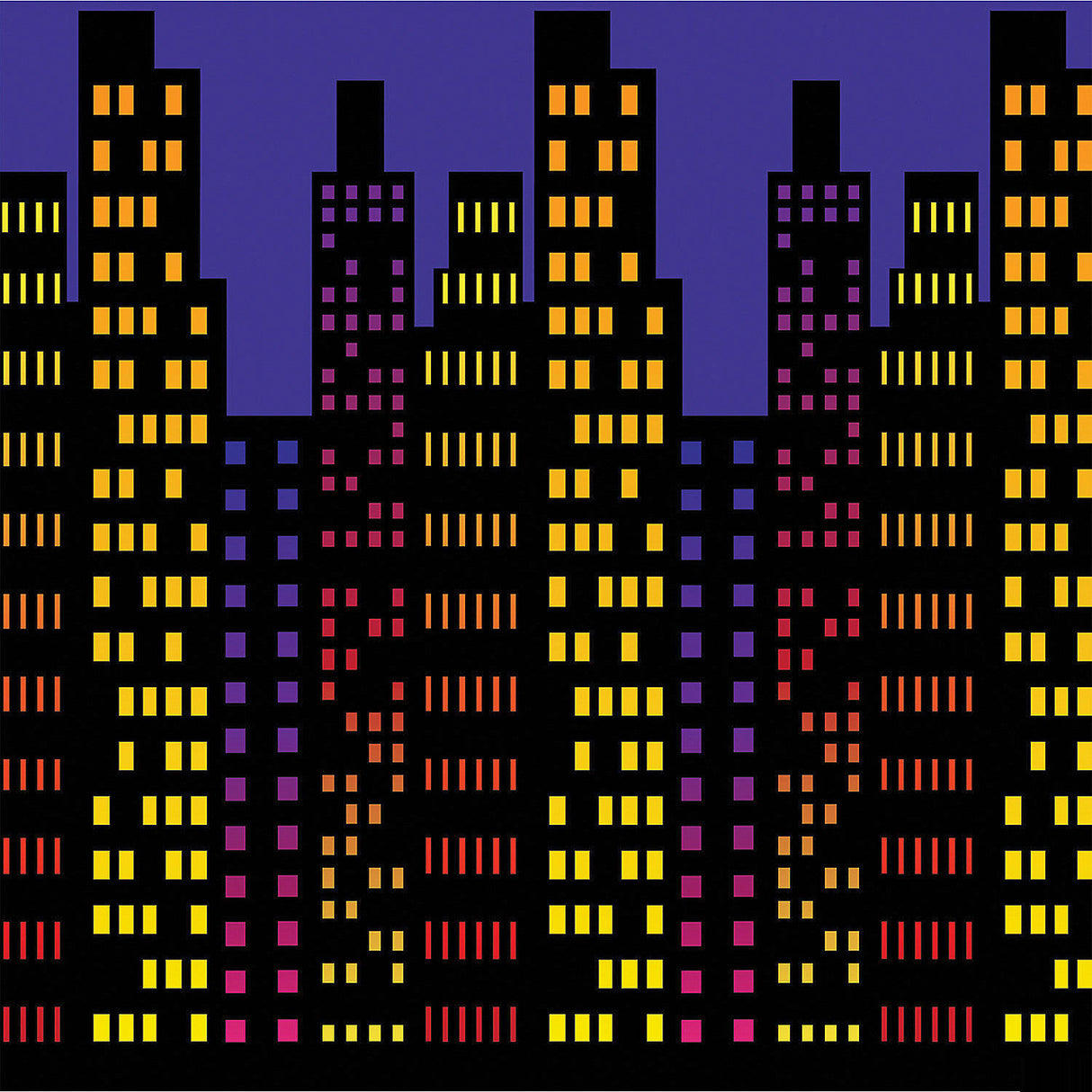 Stunning Cityscape Backdrop 4X30ft for Awards Night Parties and Classy Events