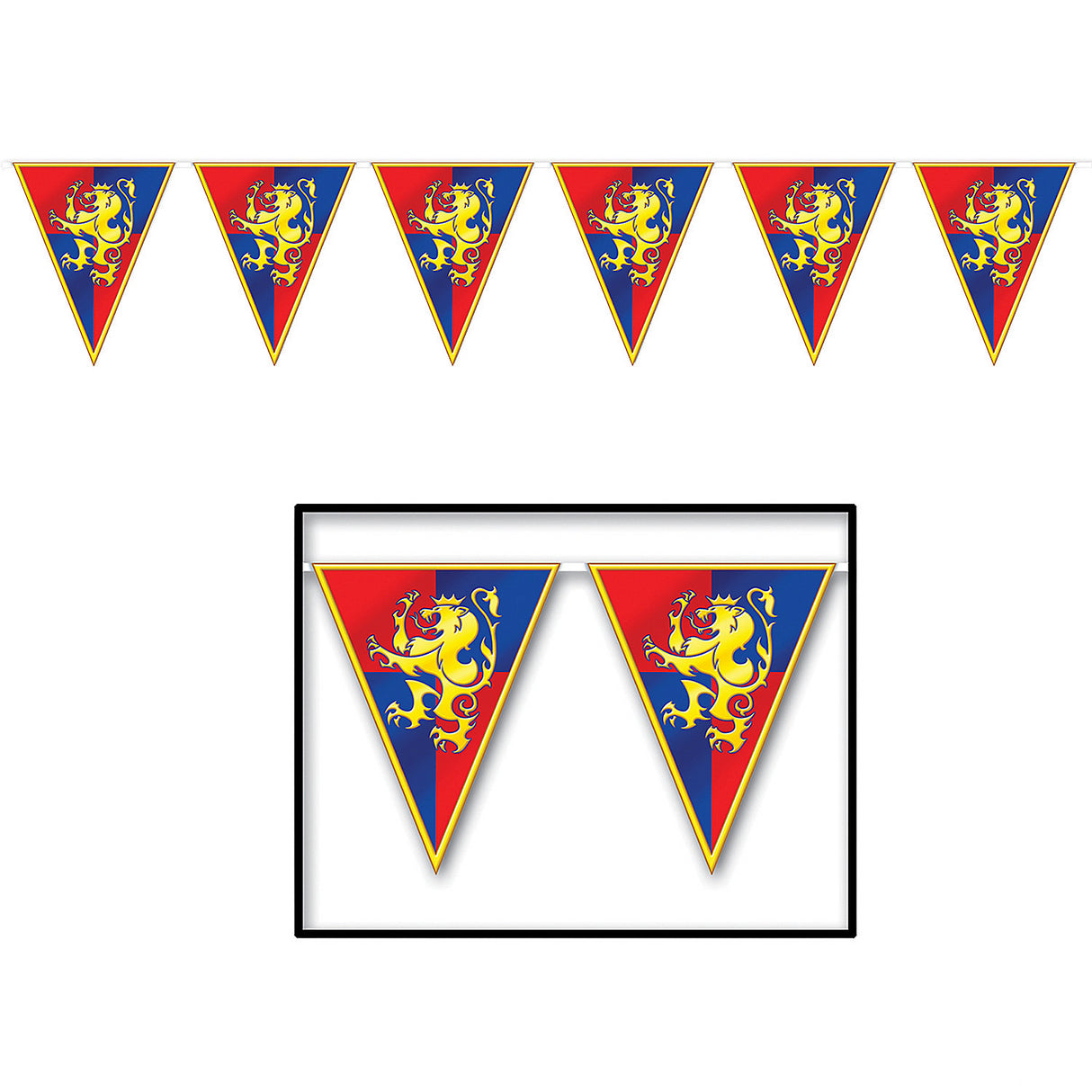 Decorative Medieval Banner for Themed Events Parties and Festivals