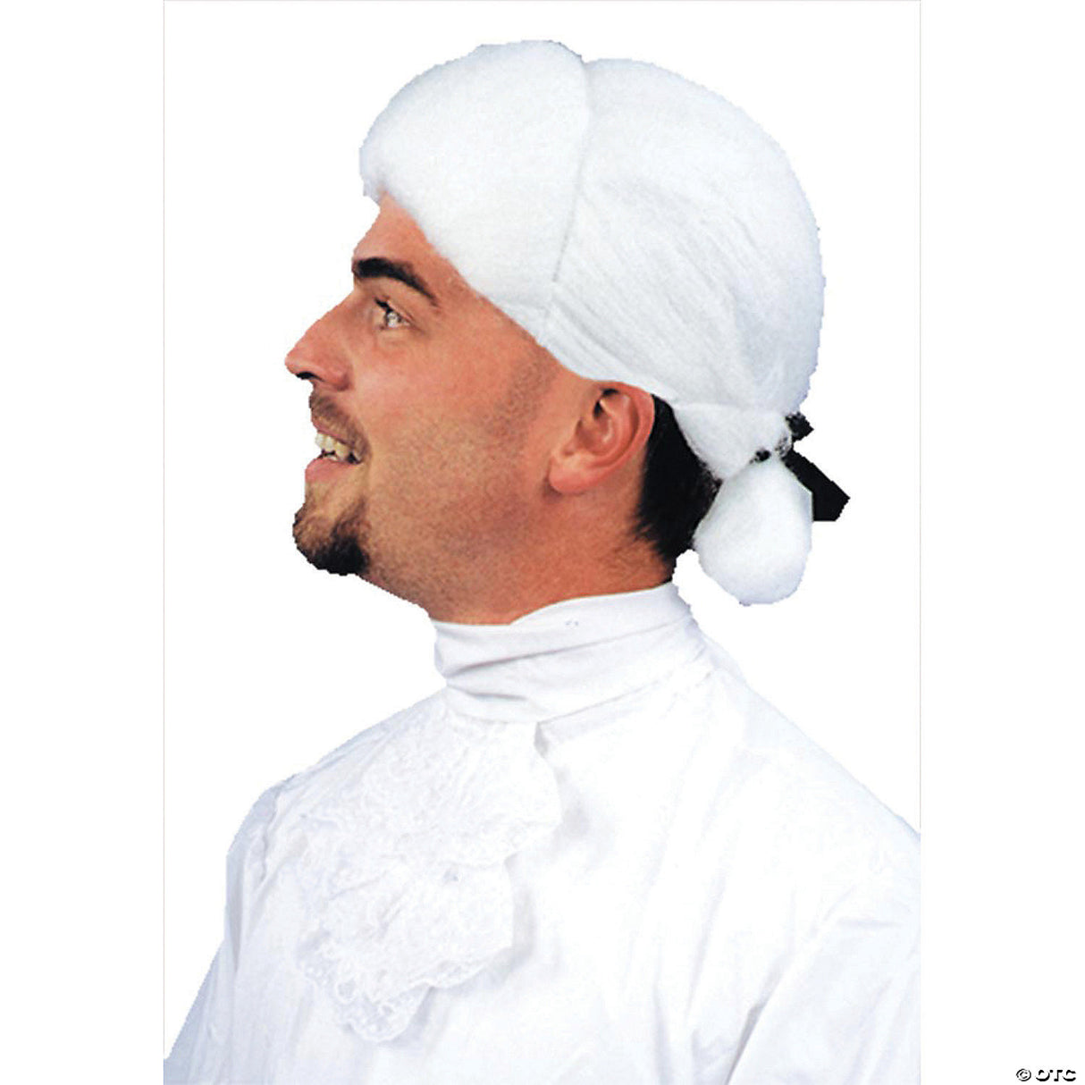 Classic Colonial Man Wig for Historical Dress Up Halloween Events and Theater Productions