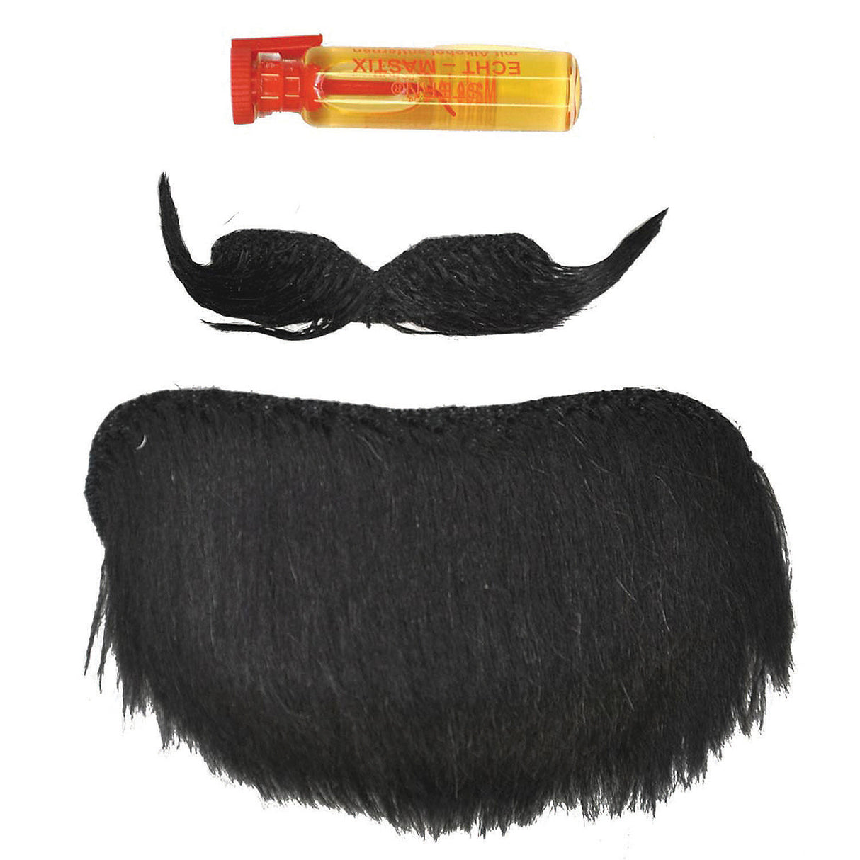 Authentic Mustache Goatee Amigo Black for Halloween Parties Dress Ups and Costume Events