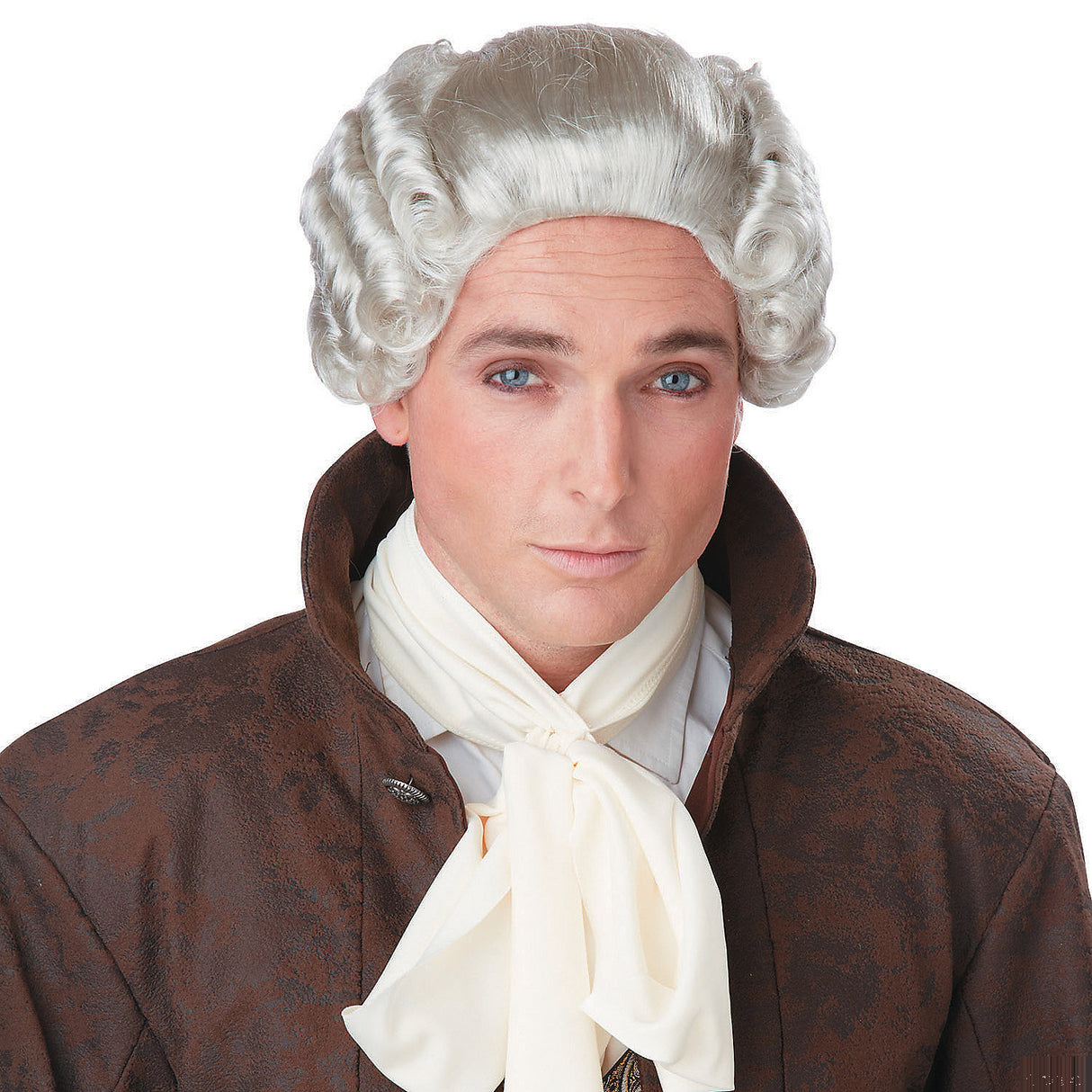 Traditional Colonial Wig for Historical Costumes Halloween Parties and Reenactments