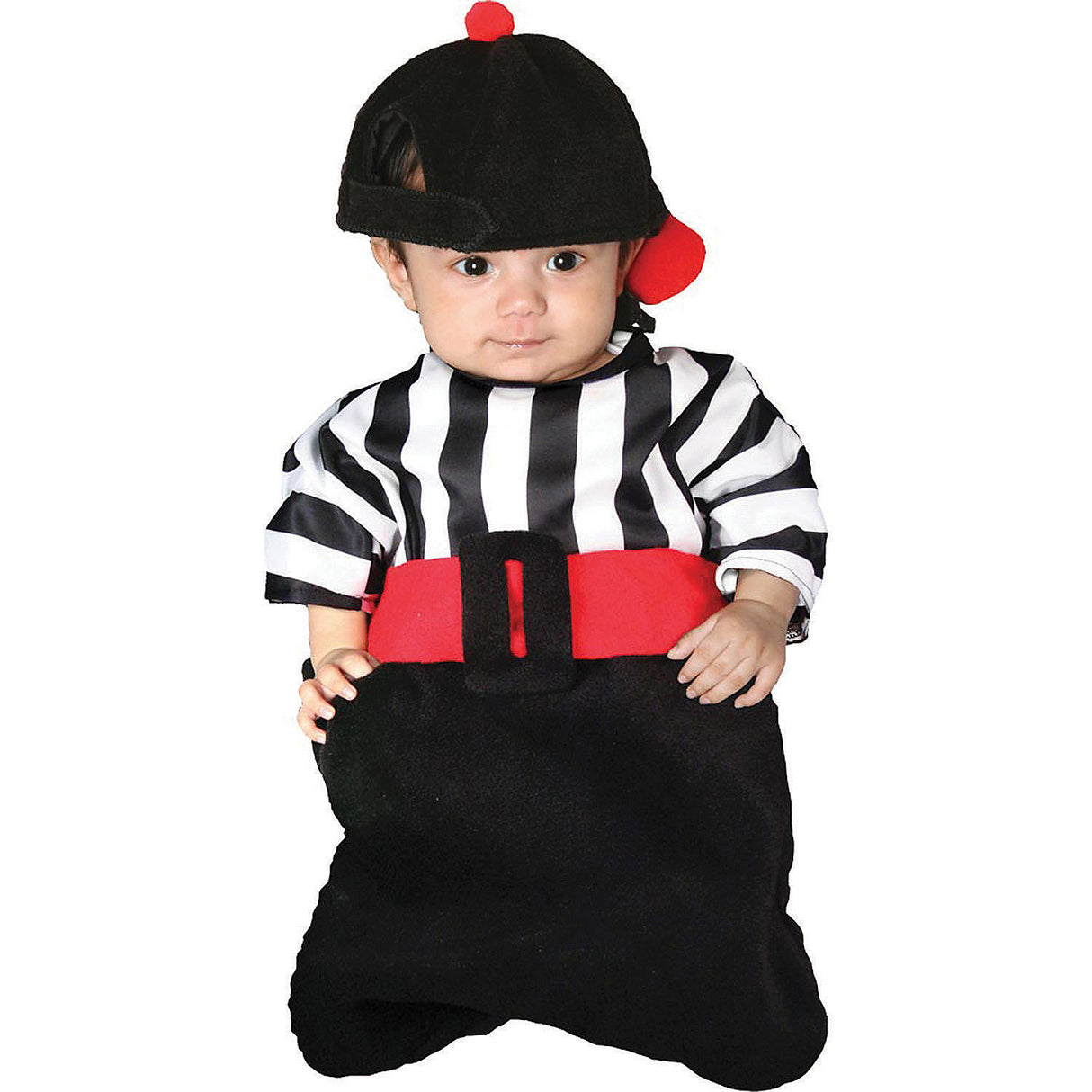 Adorable Infant Referee Costume for Baby Halloween Parties and Sports Themed Events
