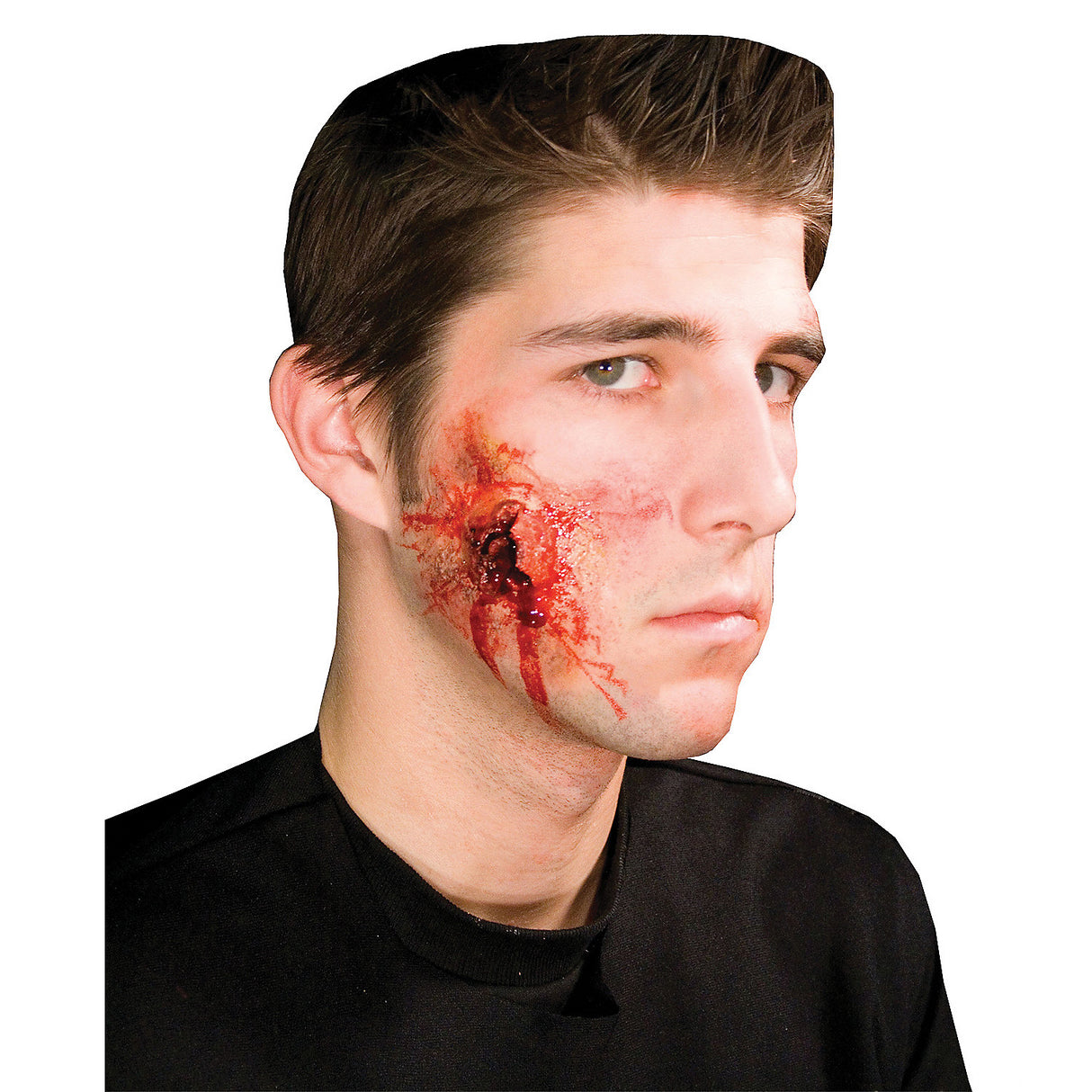 Realistic Woochie .38 Exit for Halloween Cosplay and Theatrical Makeup Effects