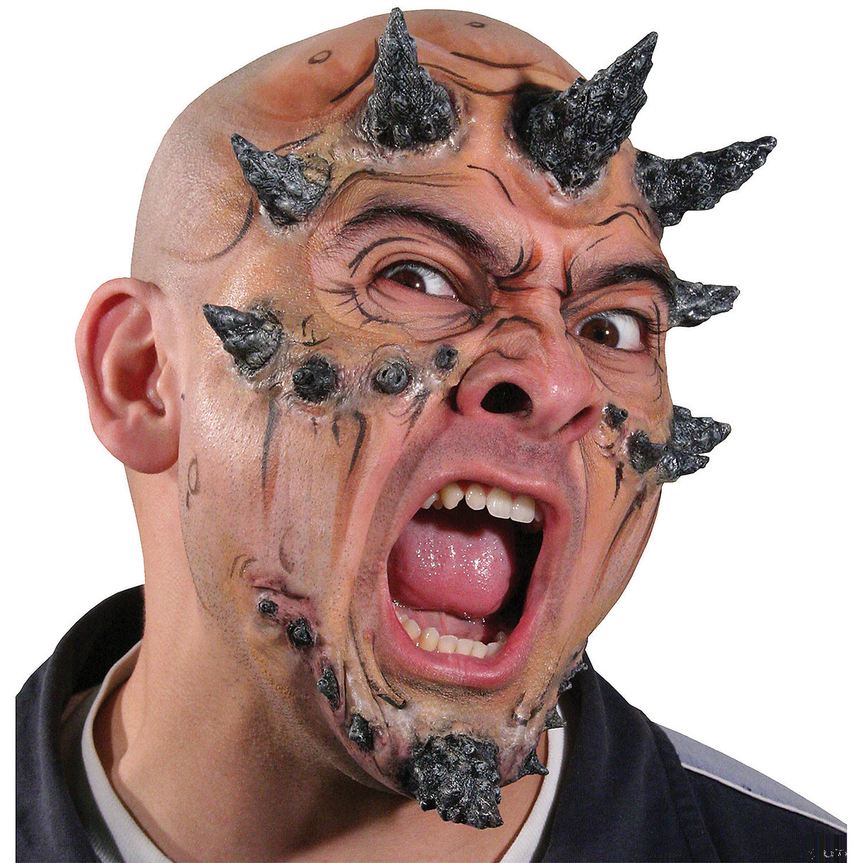 Unique Mutant Spike Facial Prosthetic for DIY Costumes and Creative Character Transformation