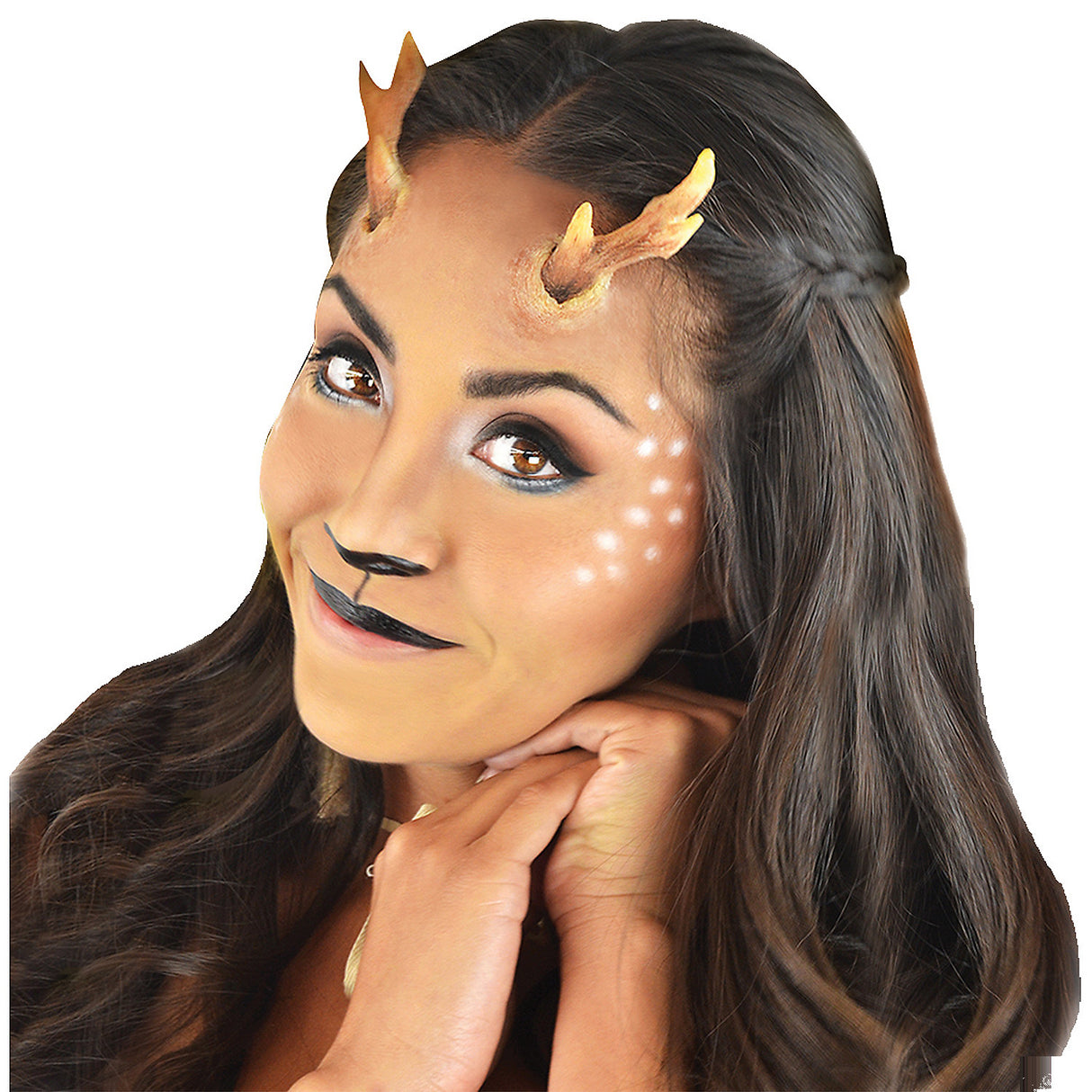 Small Antler Latex Horn for Holiday Celebrations and Festive Costume Parties