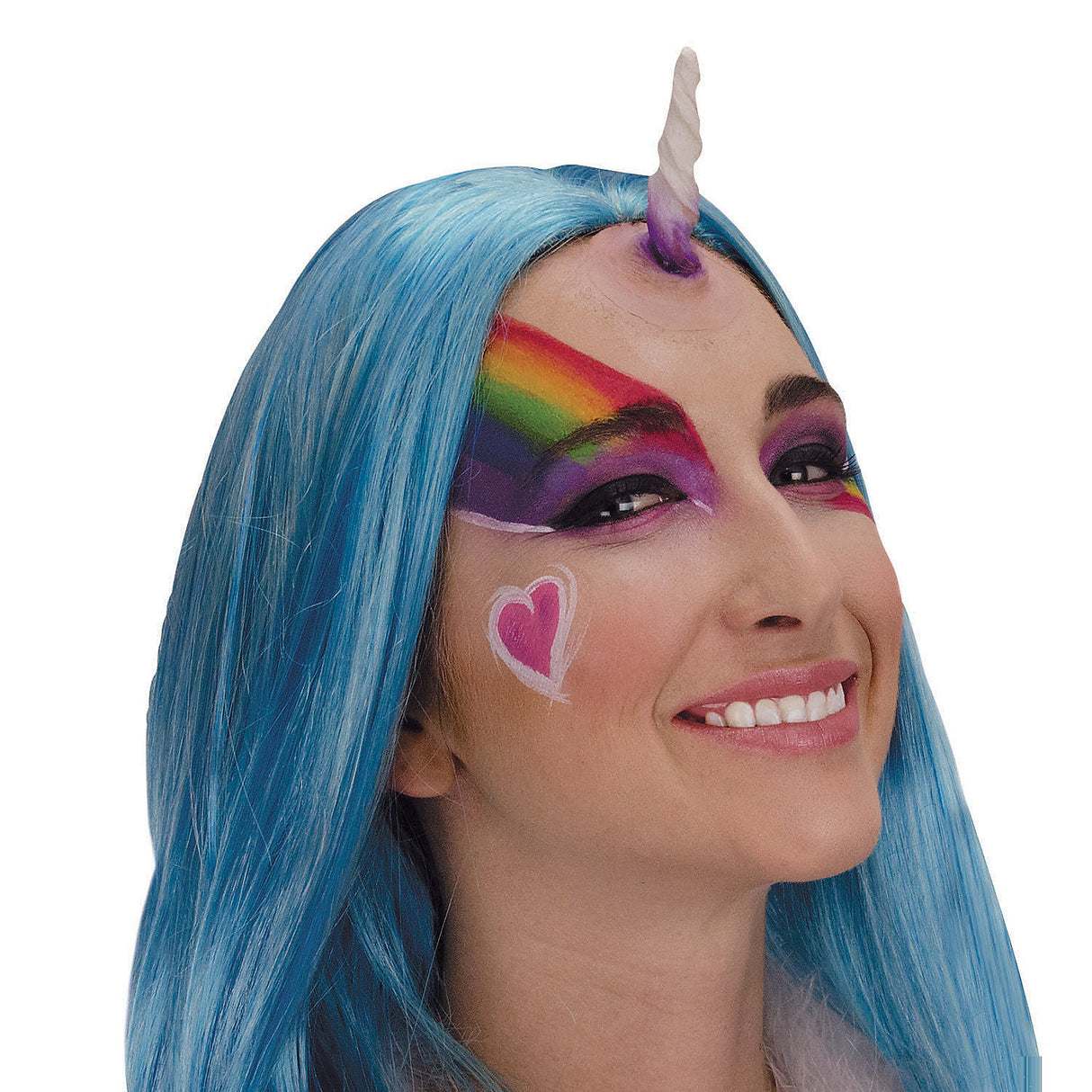 Charming Unicorn Latex Horn for Halloween Costumes Parties and Festivals
