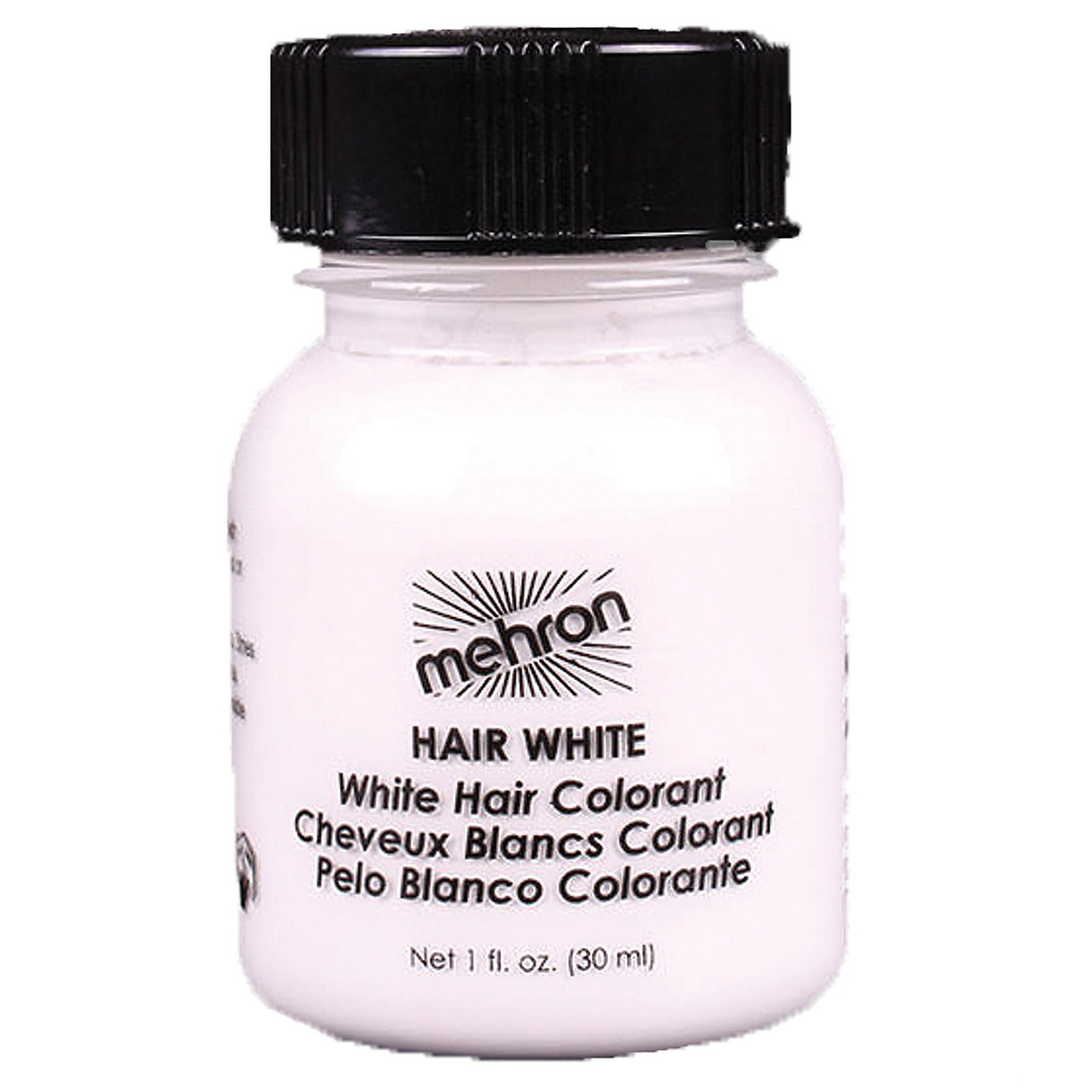 Premium Mehron Hair White for Easy DIY Hairstyles and Halloween Costume Styling
