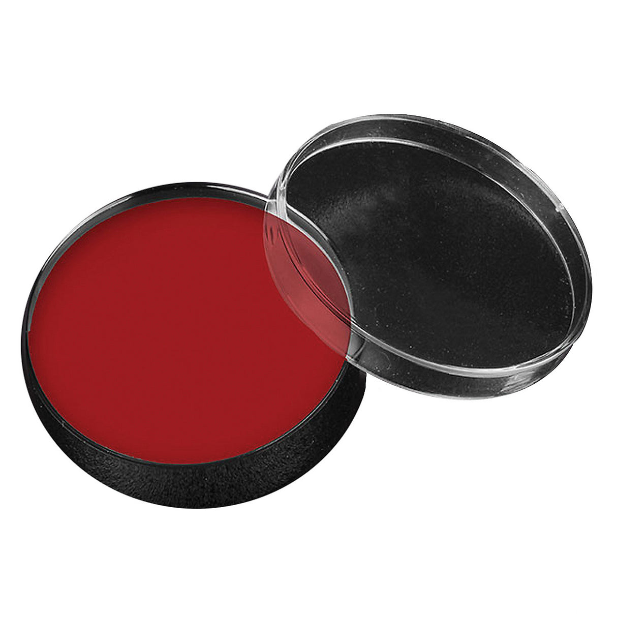 Convenient COLOR CUP CARDED CLOWN RED Foundation Cream for Clowning and Makeup on the Go