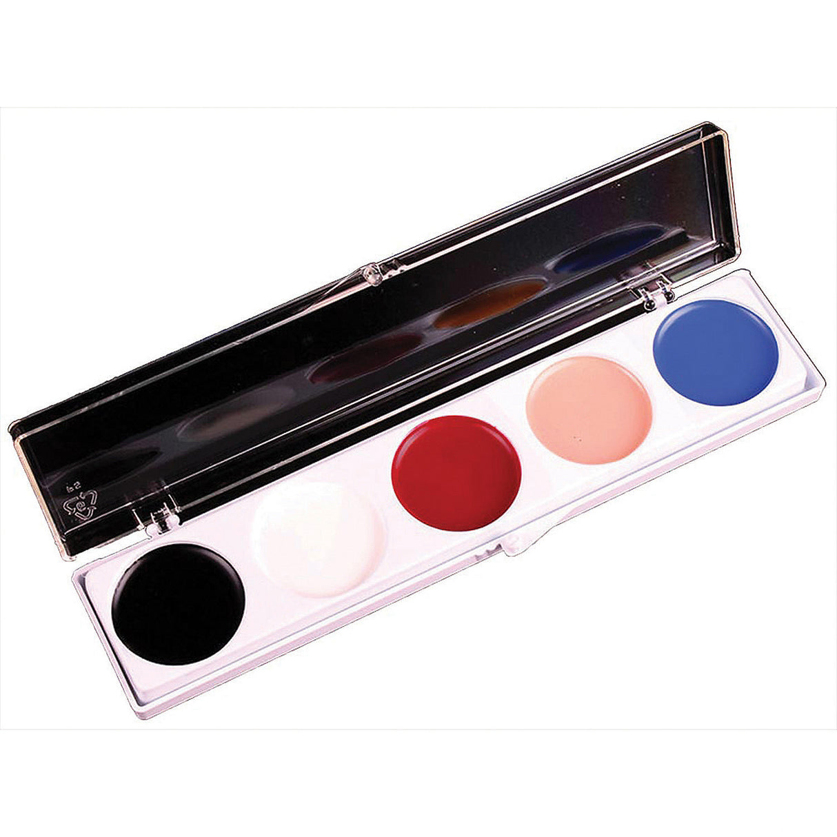 Colorful Clown Palette Carded for Clown Costumes and Theatrical Makeup Applications