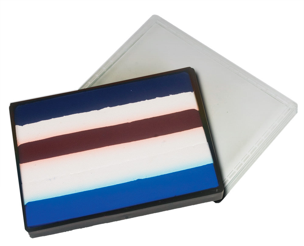 Mehron Paradise Prisma Patriotic Makeup for Festivals Parties Themed Celebrations and Creative Art Projects