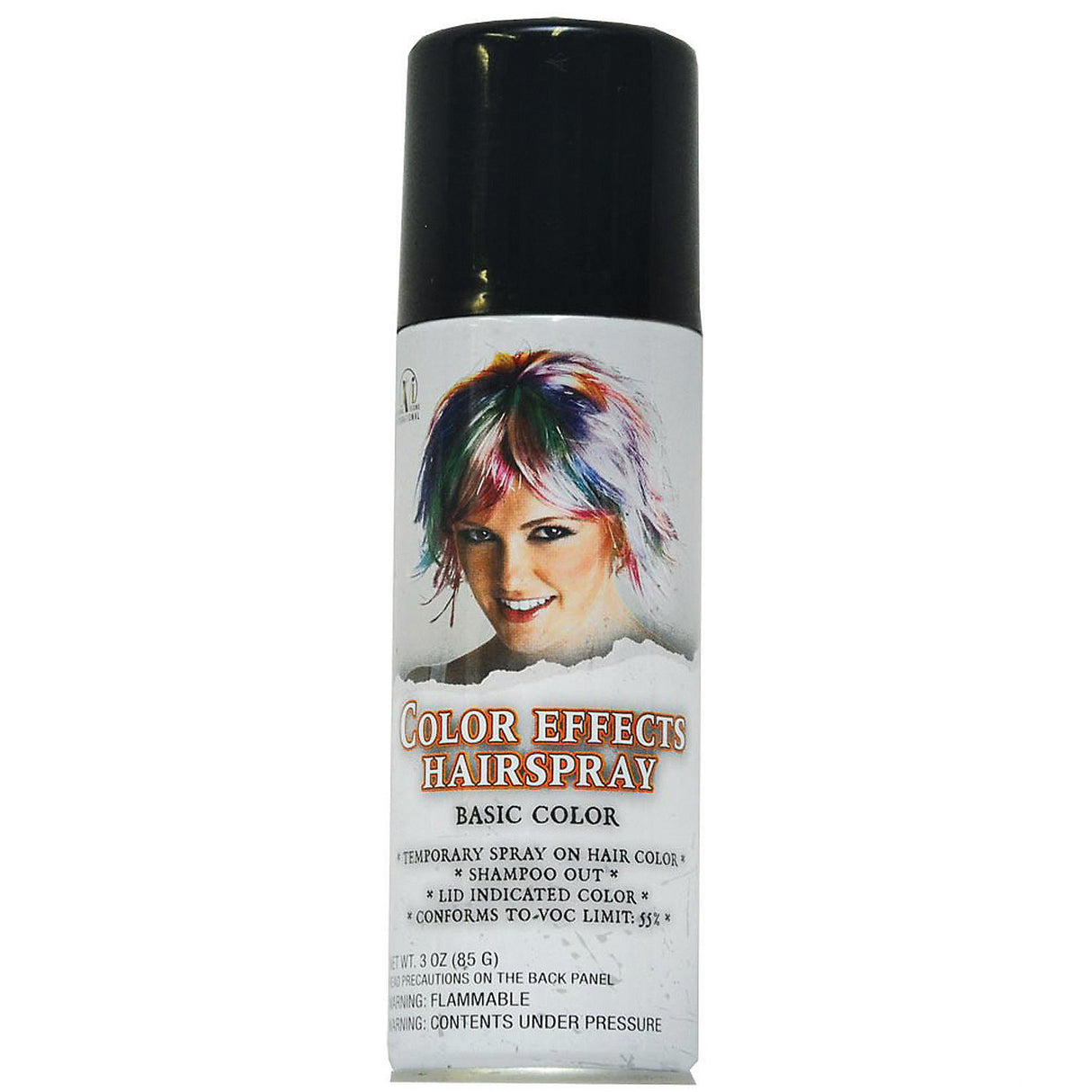 Premium Black Hairspray for Halloween Costume Parties and Creative Makeovers