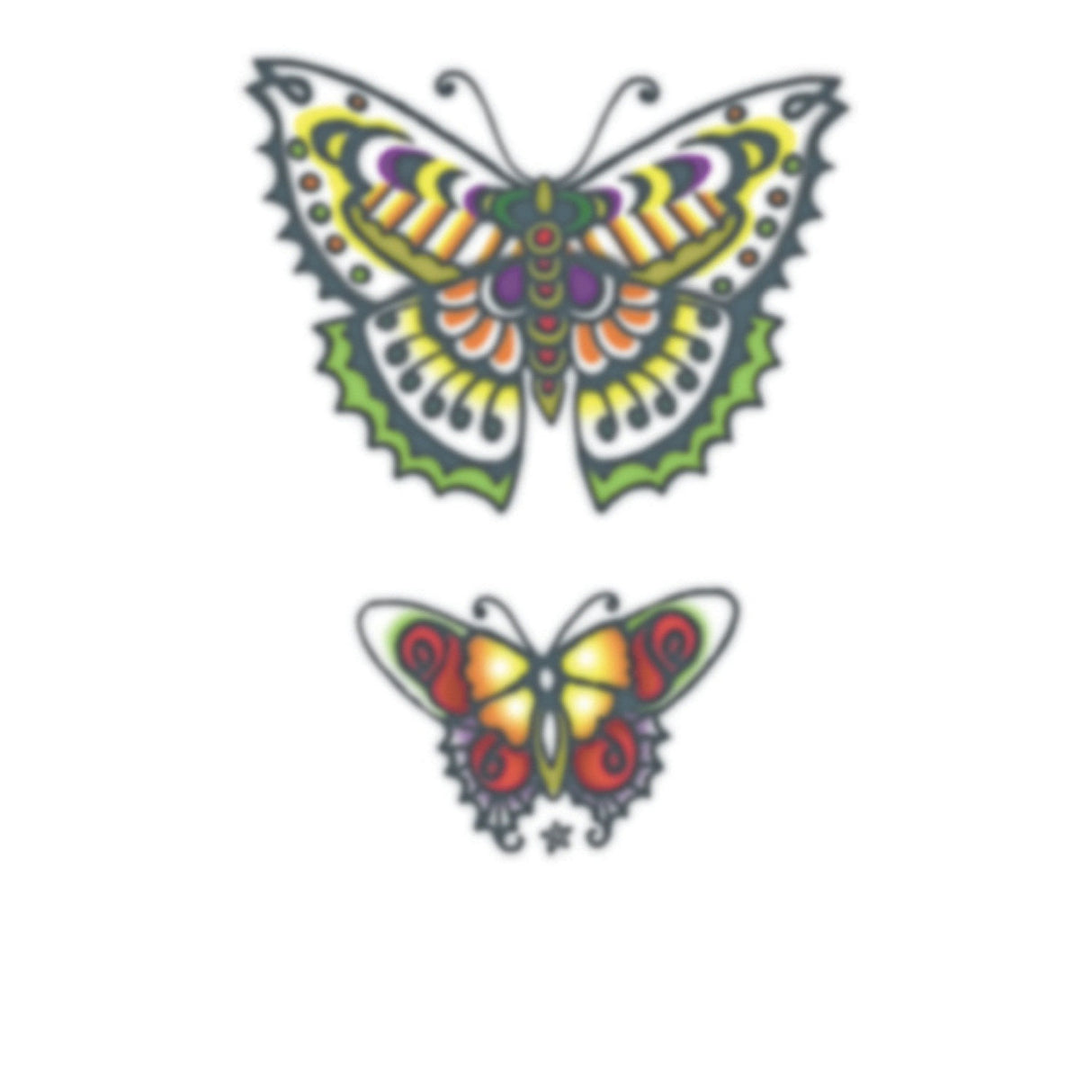 Tattoo Vintage Butterflies
