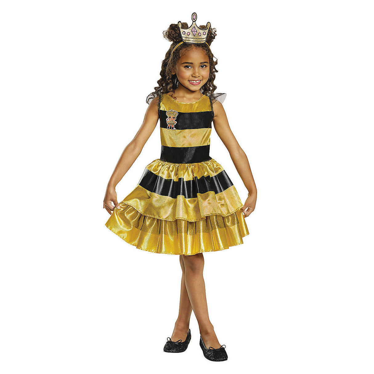 Queen Bee Classic Child Costume for Halloween Parties Trick or Treating and Themed Events