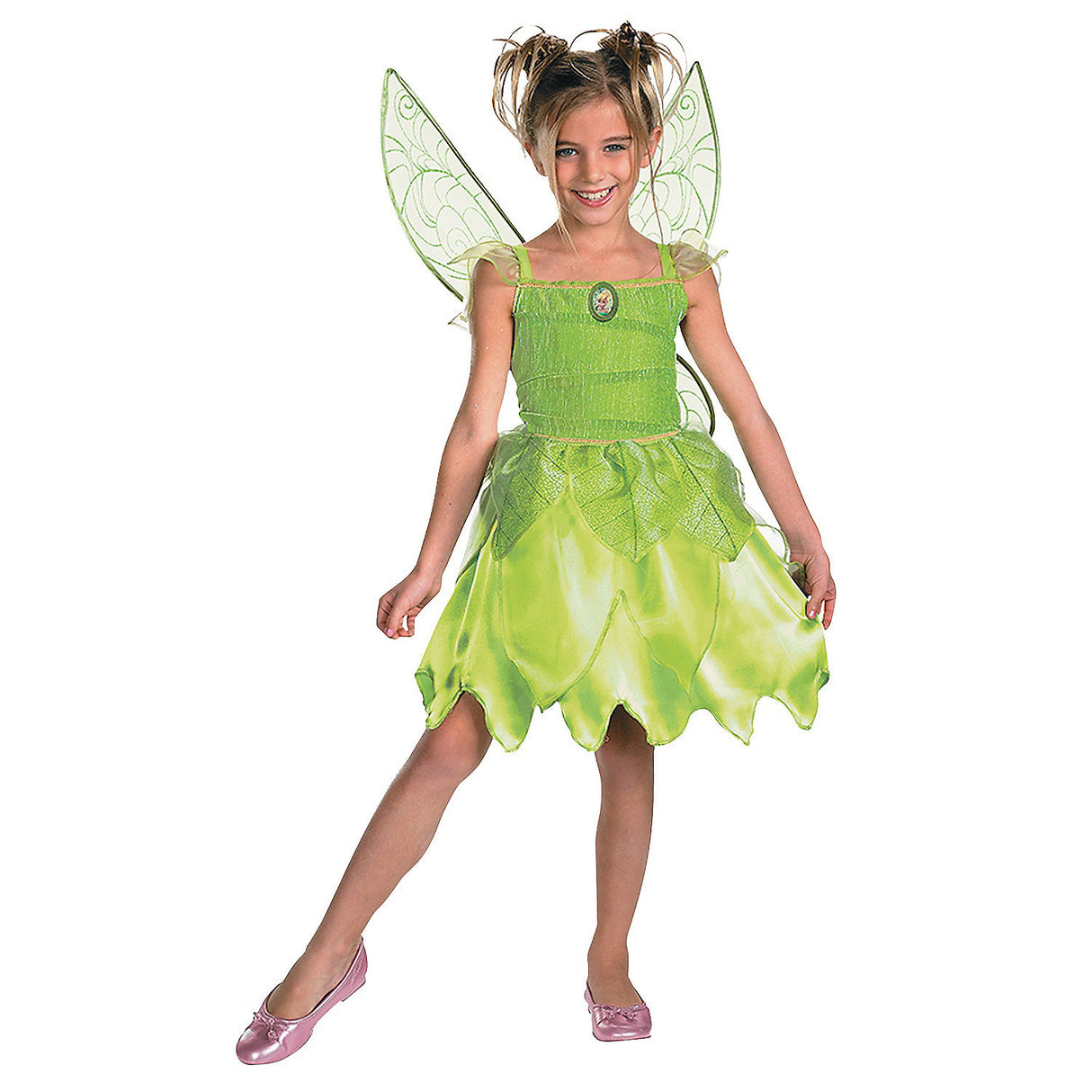 Enchanting Girl's Tinker Bell Fairy Rescue Costume for Halloween Parties and Magical Adventures