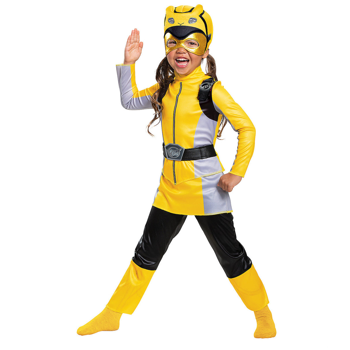 Power Ranger Beast Mor Ch 4-6 Costume for Kids Halloween Parties and Superhero Themed Events