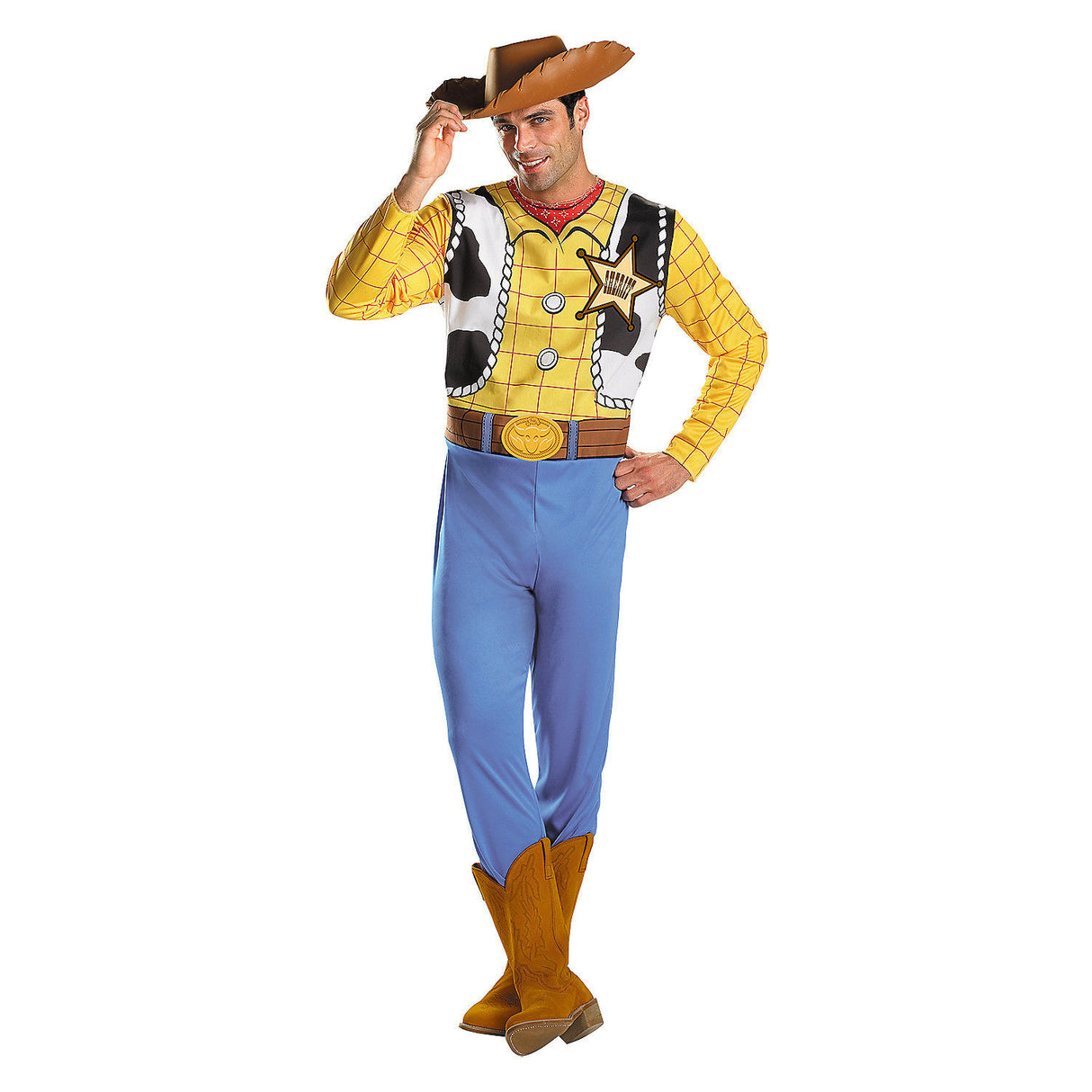 Classic Woody Costume for Halloween Parties Themed Events and Movie Character Dress Up