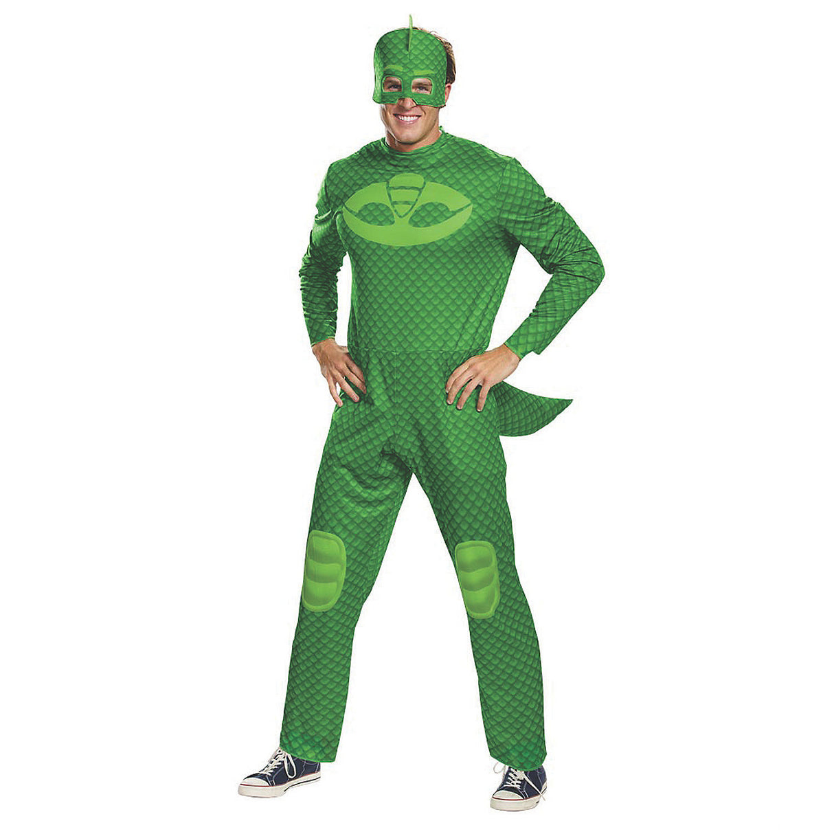 Gekko Classic Adult Costume for Halloween Theme Parties and Superhero Dress Up Events