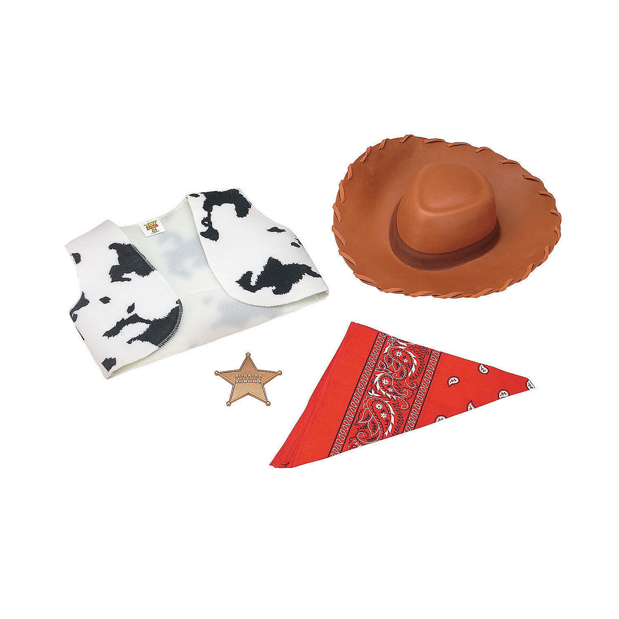 Toy Story Woody Costume Kit for Halloween Parties and Themed Dress Up Events