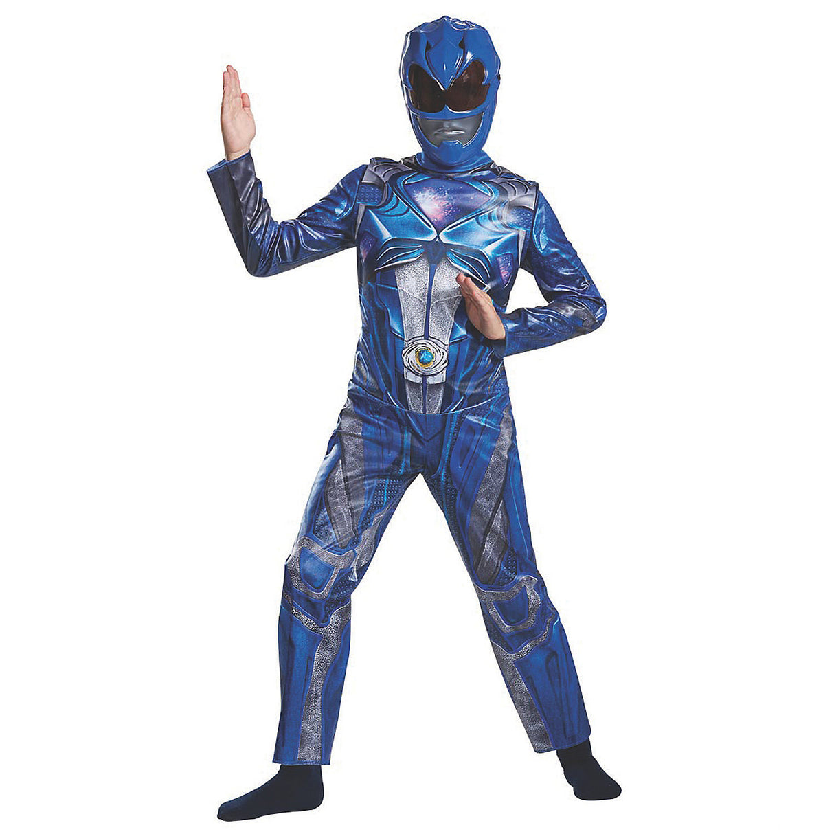 Blue Ranger Costume for Halloween Party Dress Up and Everyday Imaginative Play