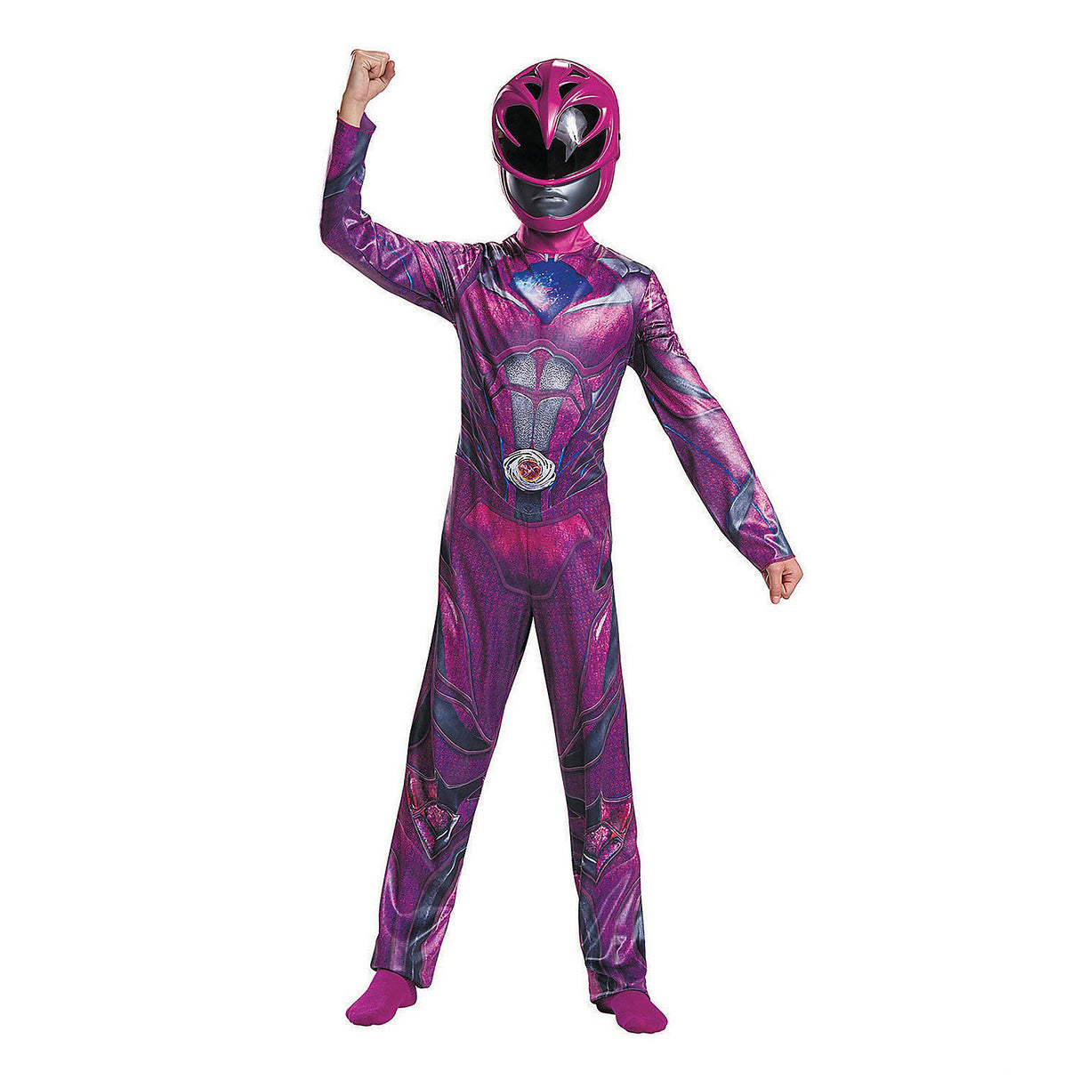 Heroic Pink Ranger Child Costume for Halloween Parties and Superhero Adventures