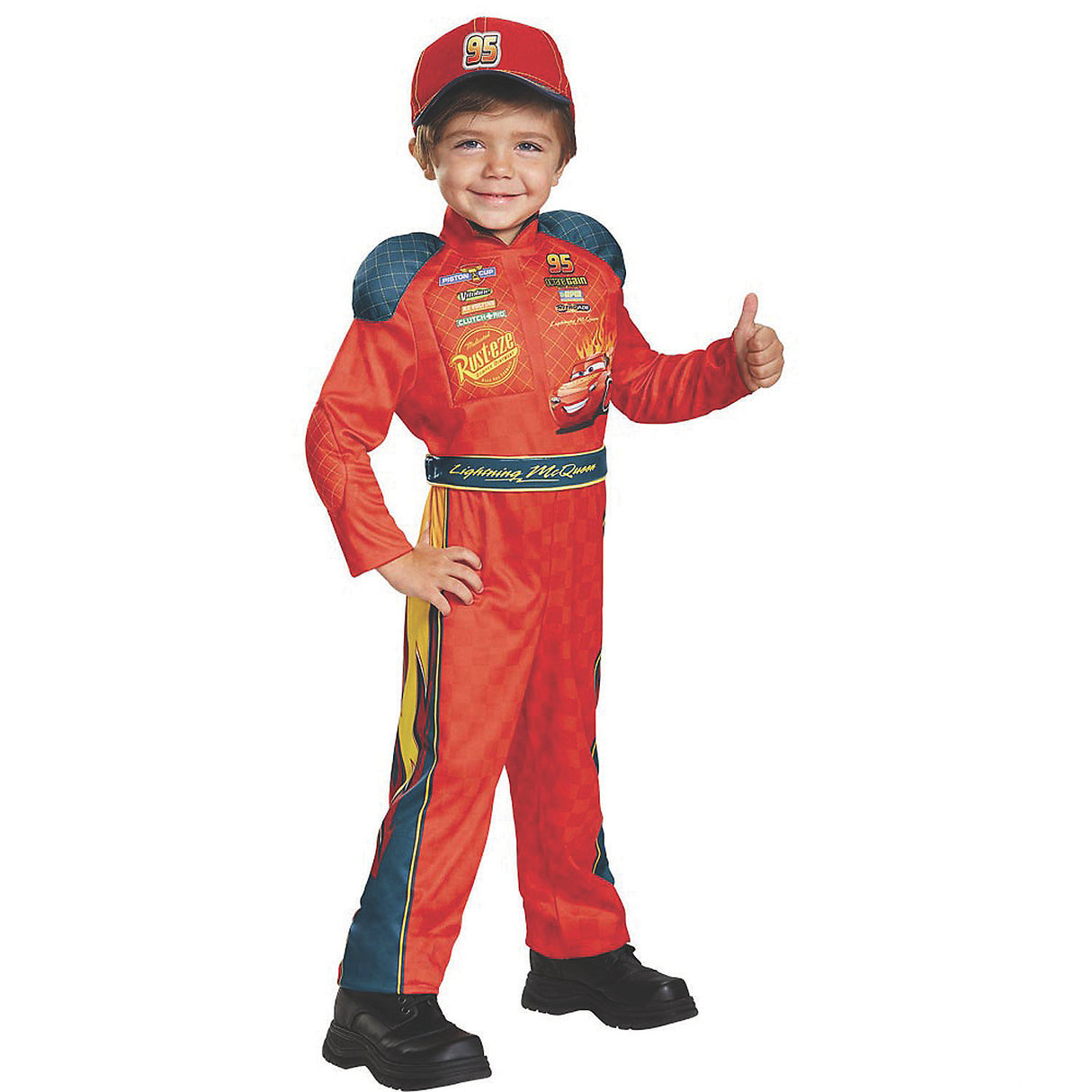 Lightning McQueen Child Costume for Halloween Parties and Imaginative Playtime Adventures