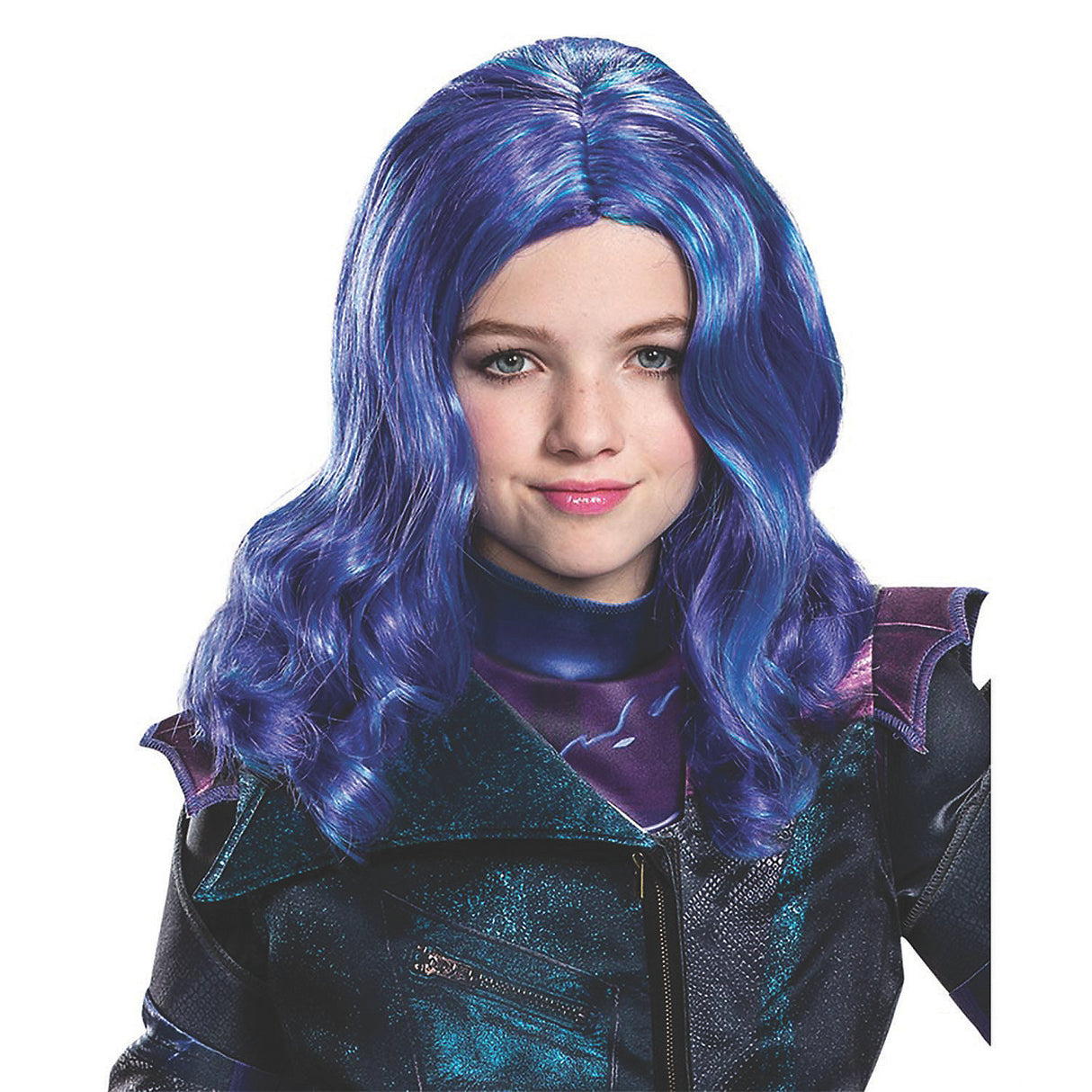 Elegant Mal Wig for Children Perfect for Disney Descendants Costumes and Themed Parties