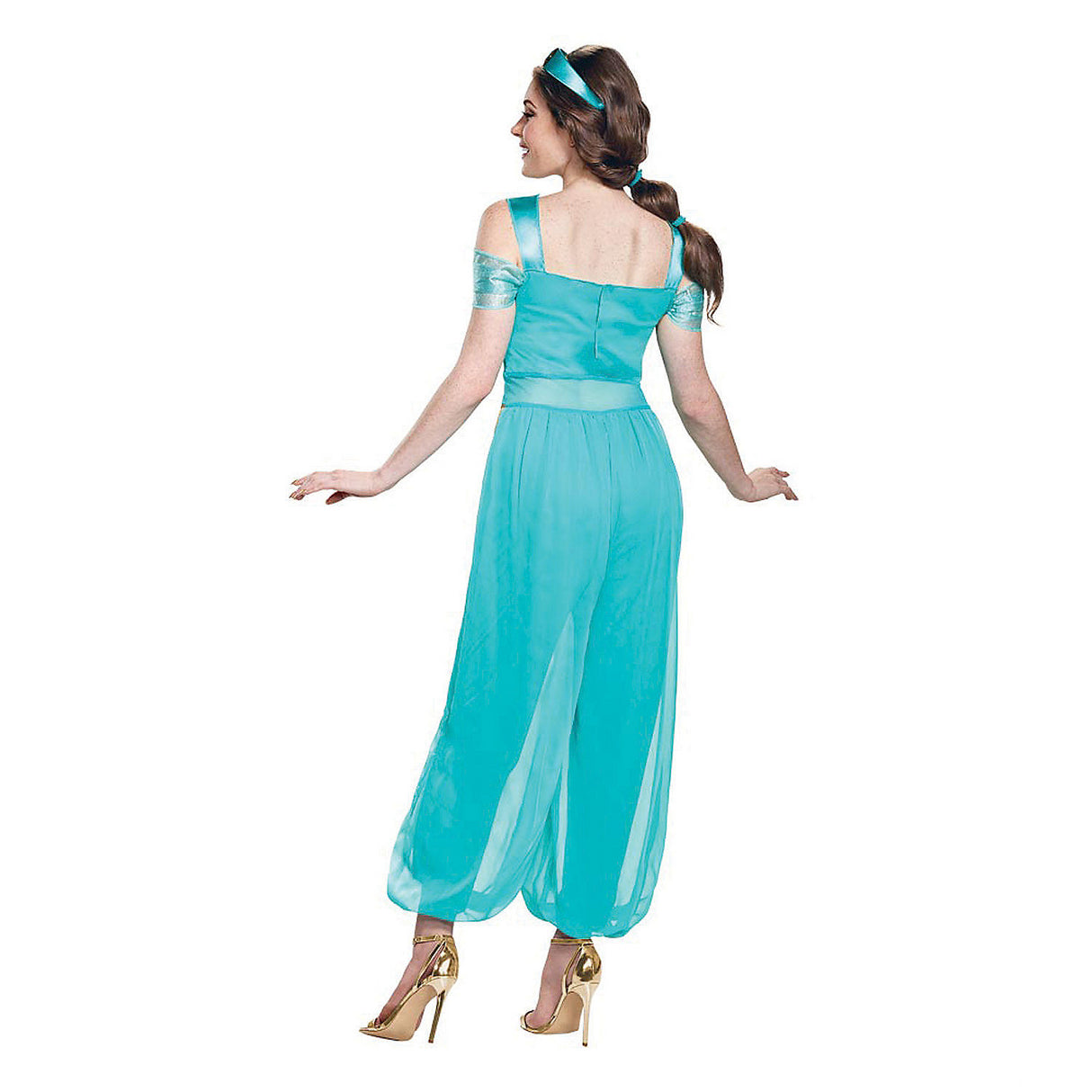 Deluxe Jasmine Adult Costume for Halloween Events Disney Theme Parties and Dress-Up Fun