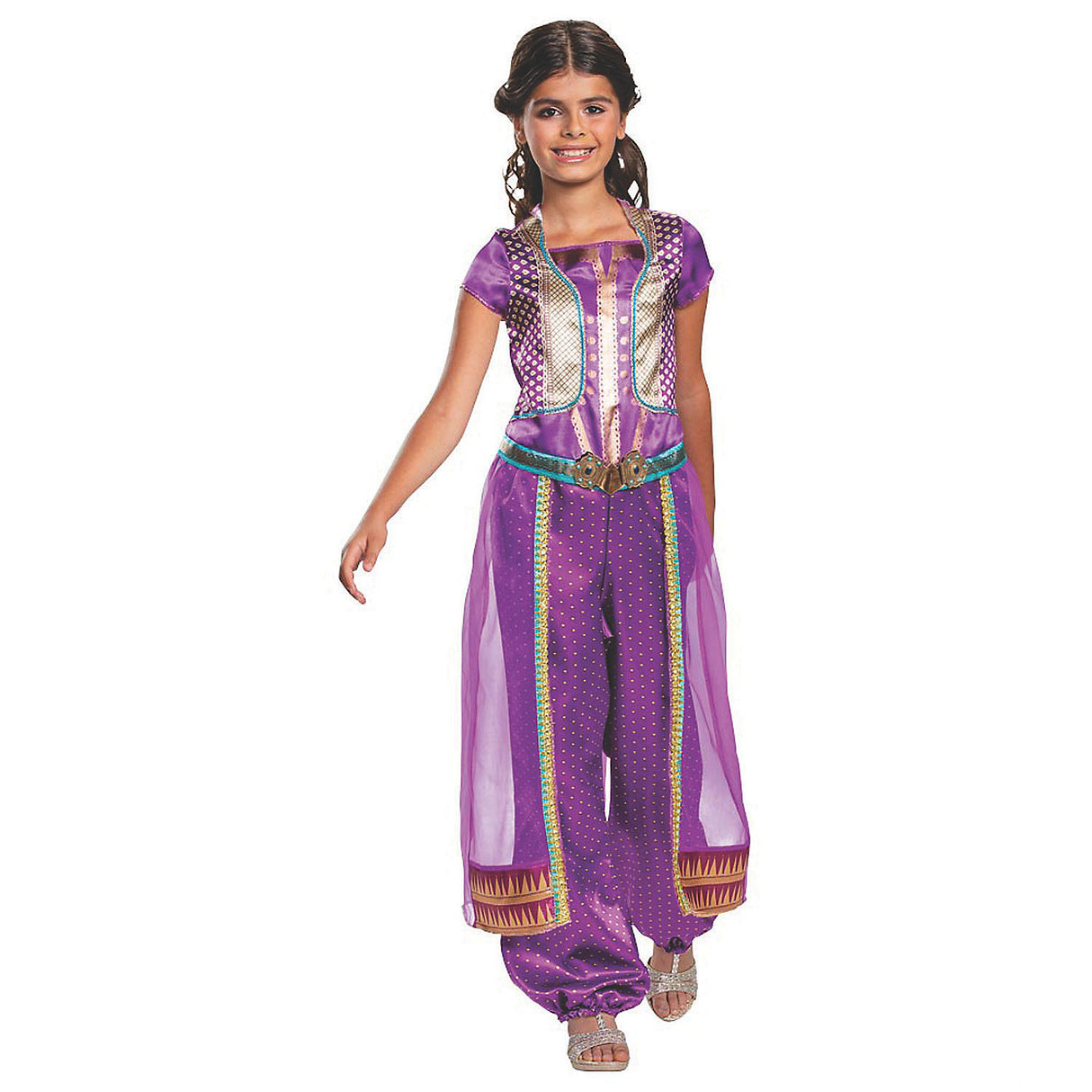 Regal Jasmine Purple Costume for Little Girls Halloween and Disney Princess Parties