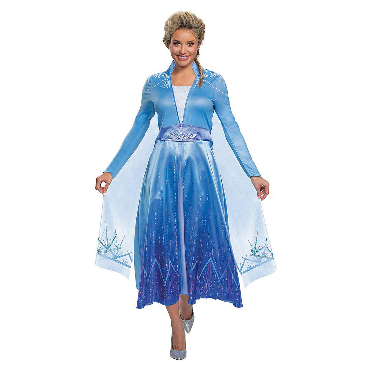 Magical Elsa Adult Costume for Halloween Theme Parties and Disney Character Celebrations