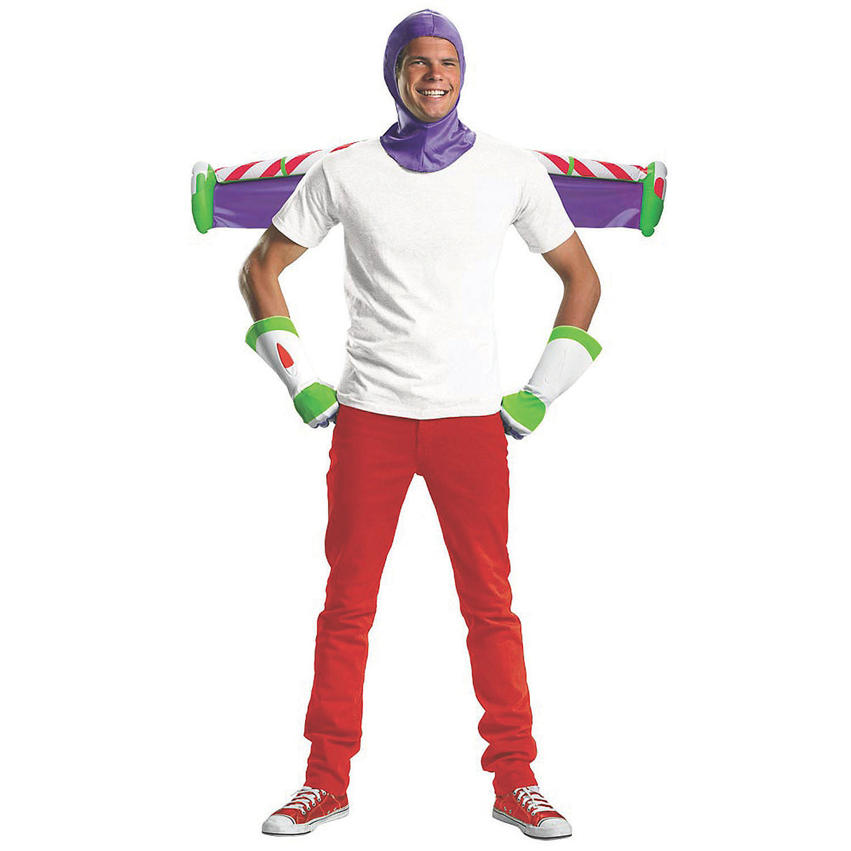 Men's Buzz Lightyear Costume Kit for Halloween Events Theme Parties and Superhero Dress-Up