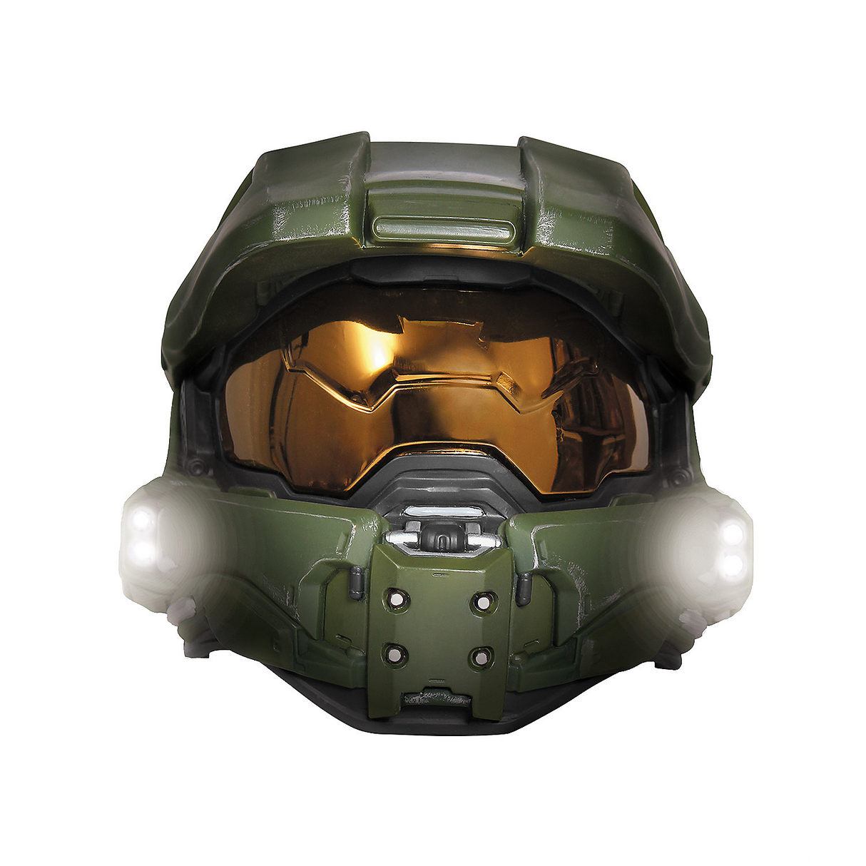 Master Chief Lightup Mask for Halloween Costume Parties and Video Game Themed Events