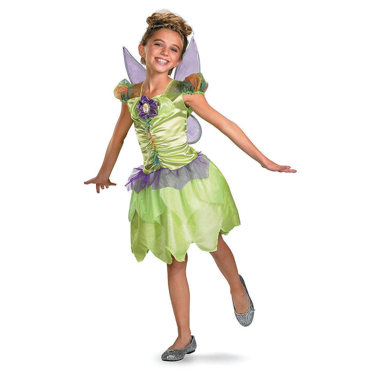 Enchanting Girl's Tinker Bell Costume for Halloween Parties Dress-Up and Magical Adventures
