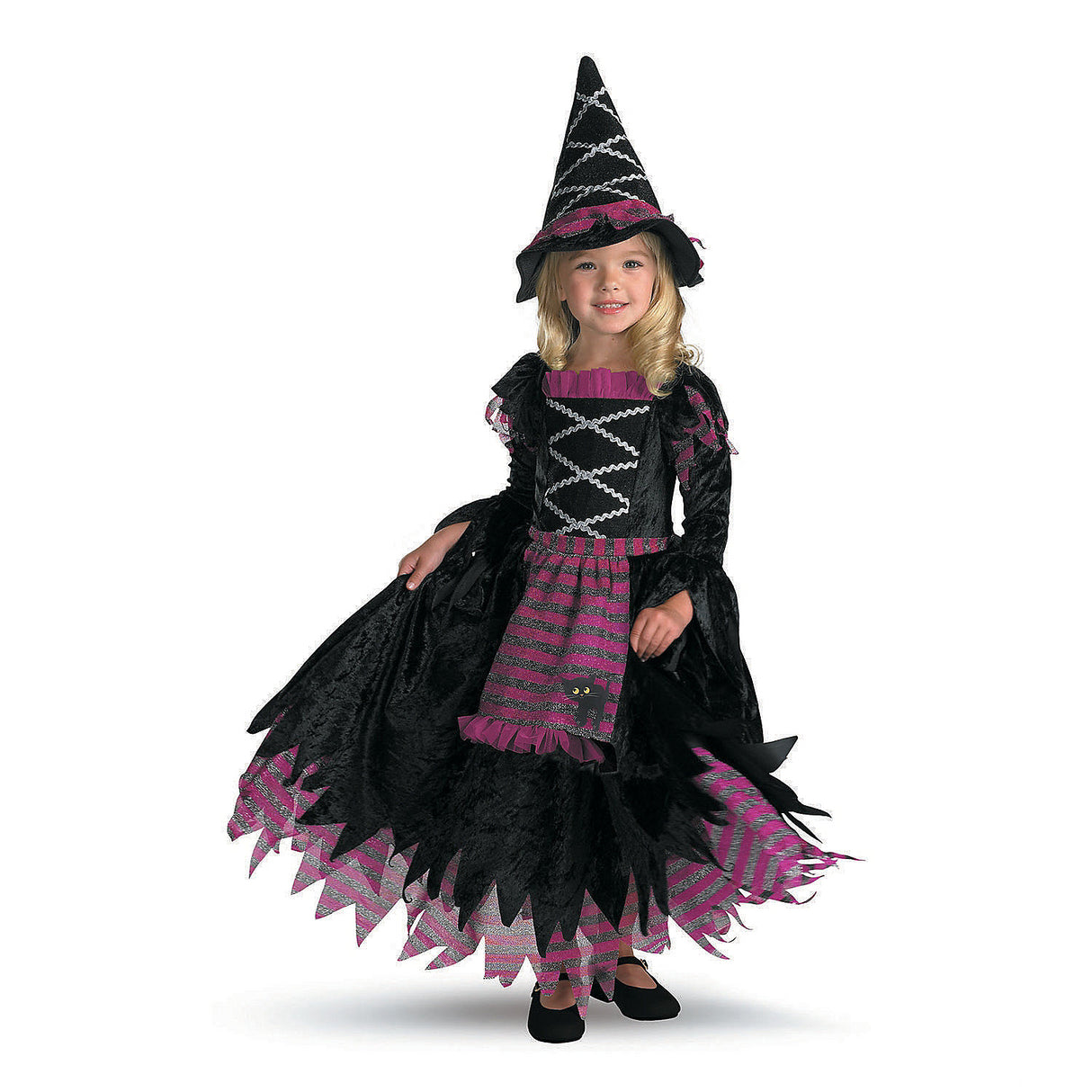 Delightful Girl's Fairytale Witch Costume for Halloween Parties Playdates and Magical Adventures