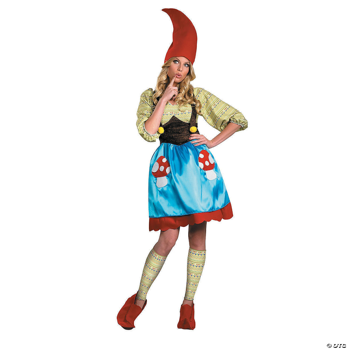 Charming Women's Garden Gnome Costume for Creative Halloween Parties and Festive Celebrations