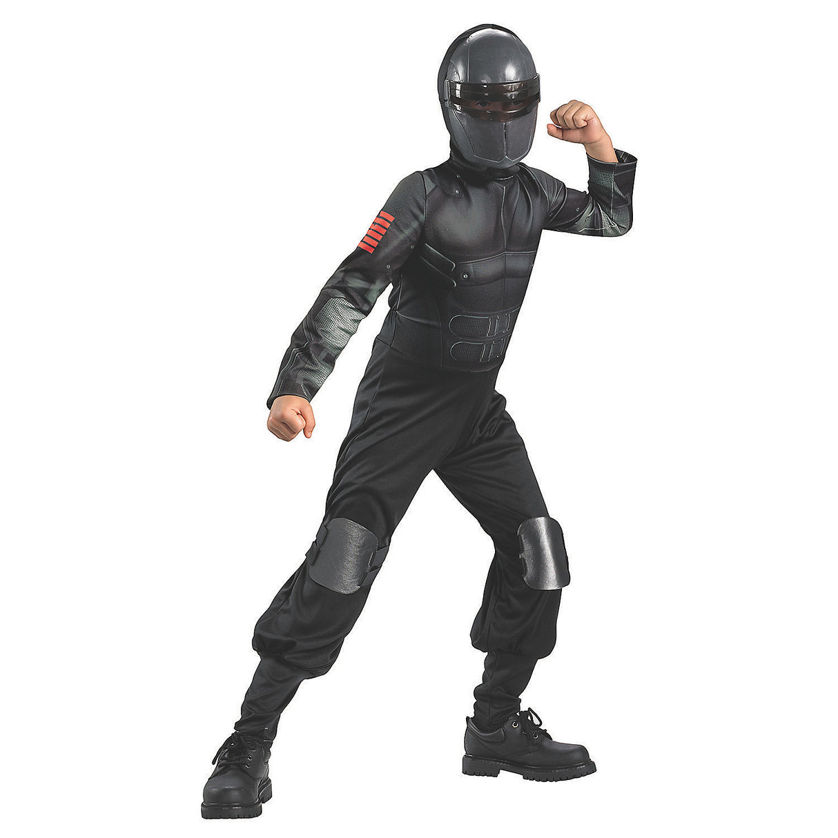 Boy's Snake Eyes Ninja Costume for Halloween Parties and G.I. Joe Themed Adventures