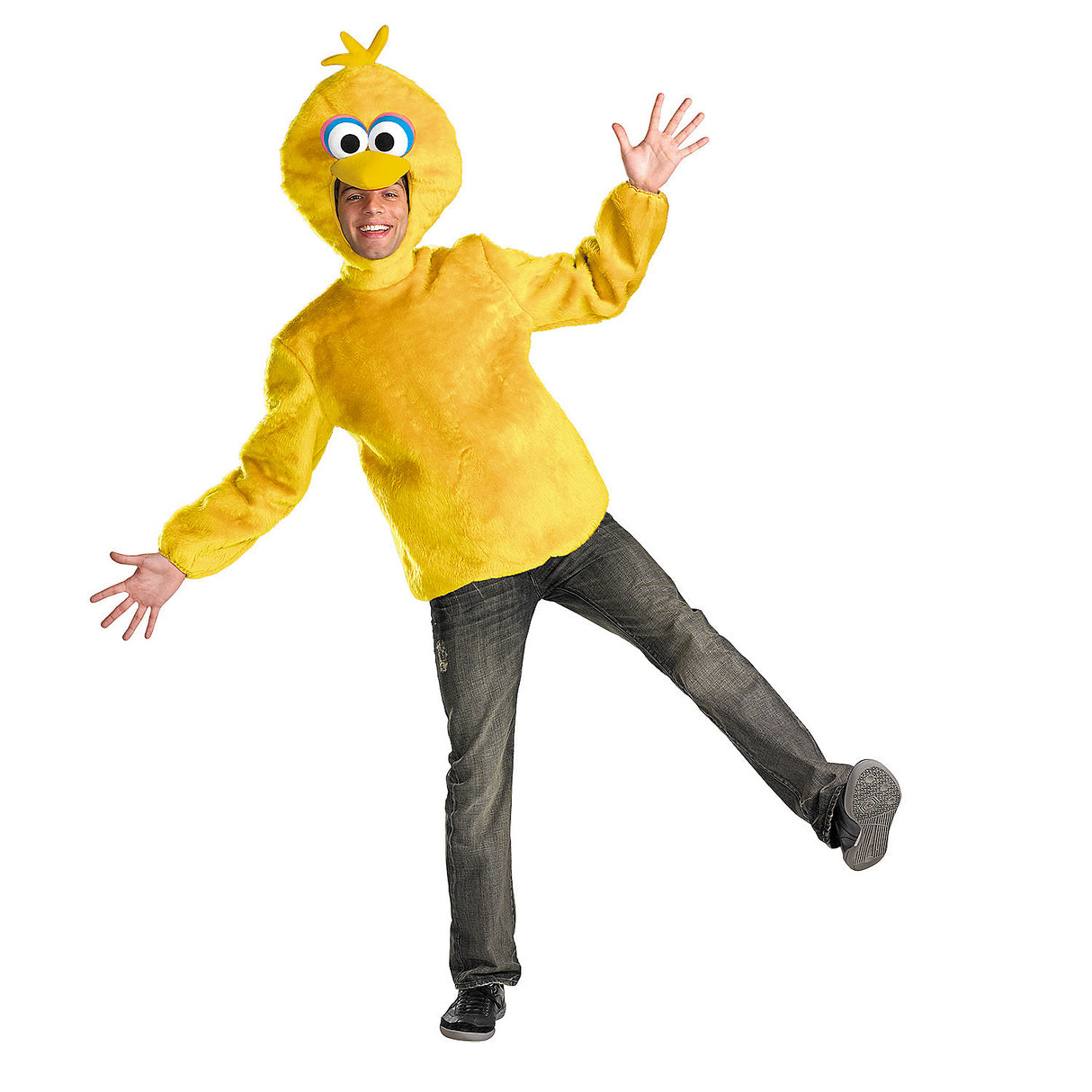Adult Big Bird Costume for Halloween Parties Fun and Childlike Joy