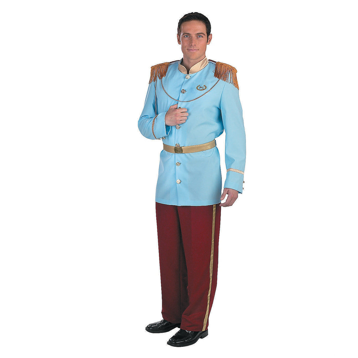 Elegant Men's Prince Charming Costume for Halloween Parties and Disney Theme Events