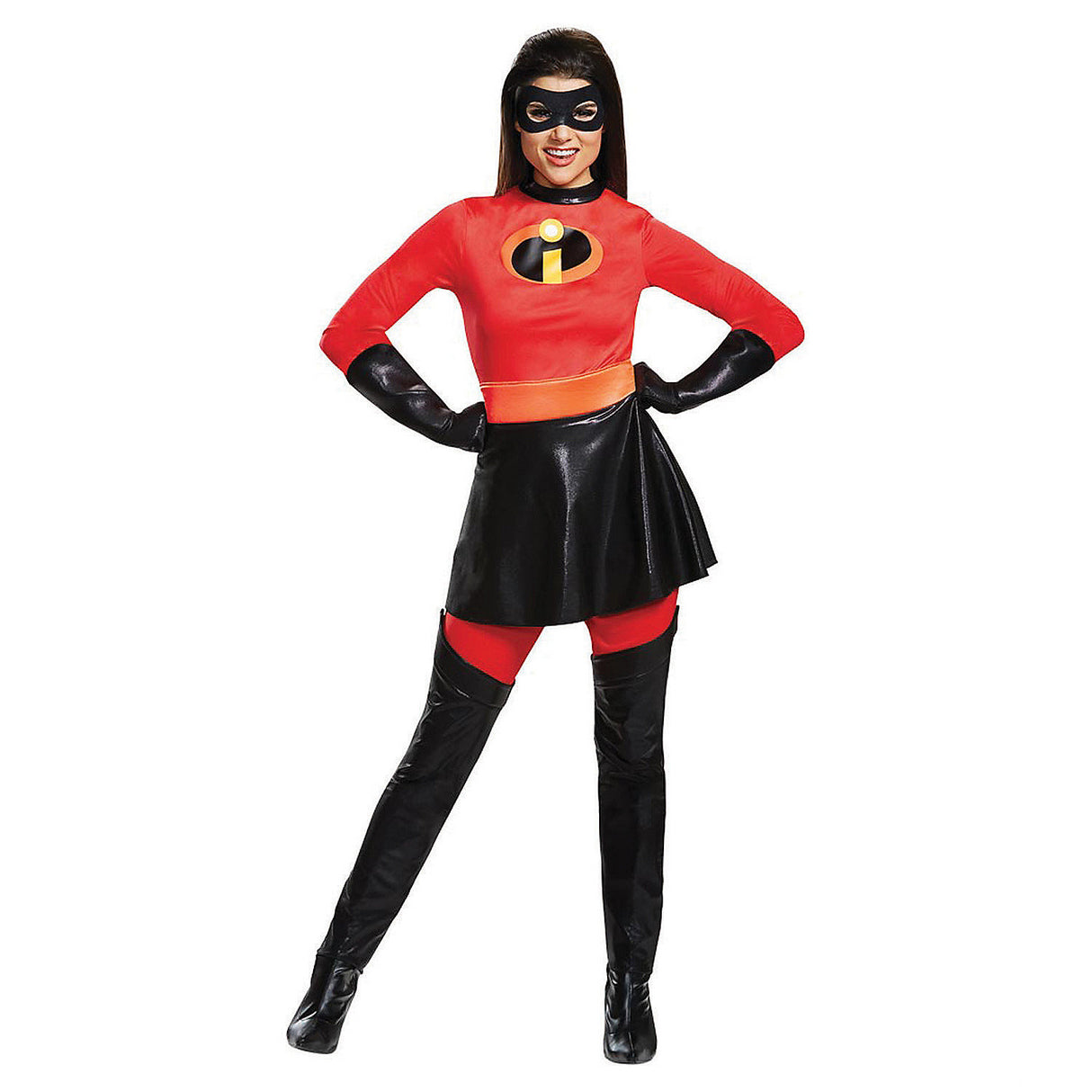 Mrs Incredible Deluxe Costume for Halloween Theme Parties and Superhero Adventures
