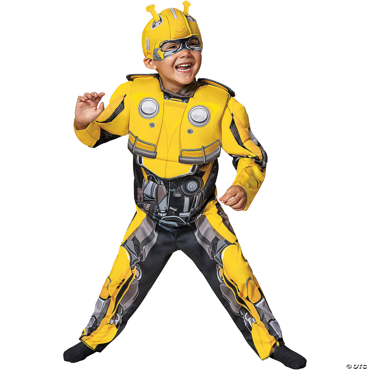 Transformers Bumblebee Muscle Costume for Toddler Halloween Dress Up and Imaginative Play