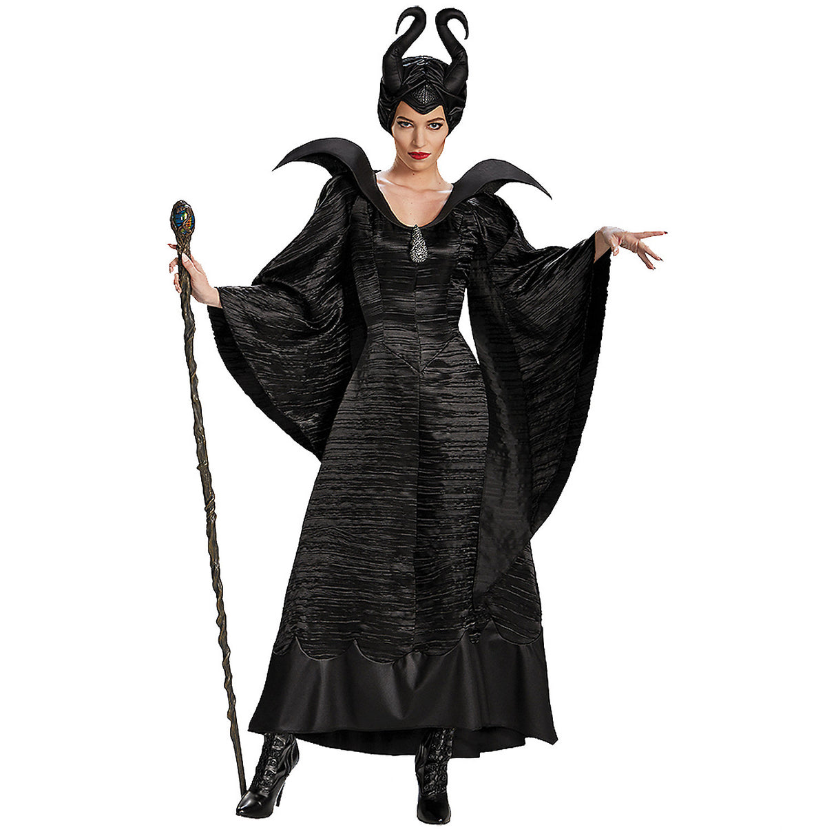 Disney Women's Maleficent Costume for Halloween Parties Themed Events and Cosplay